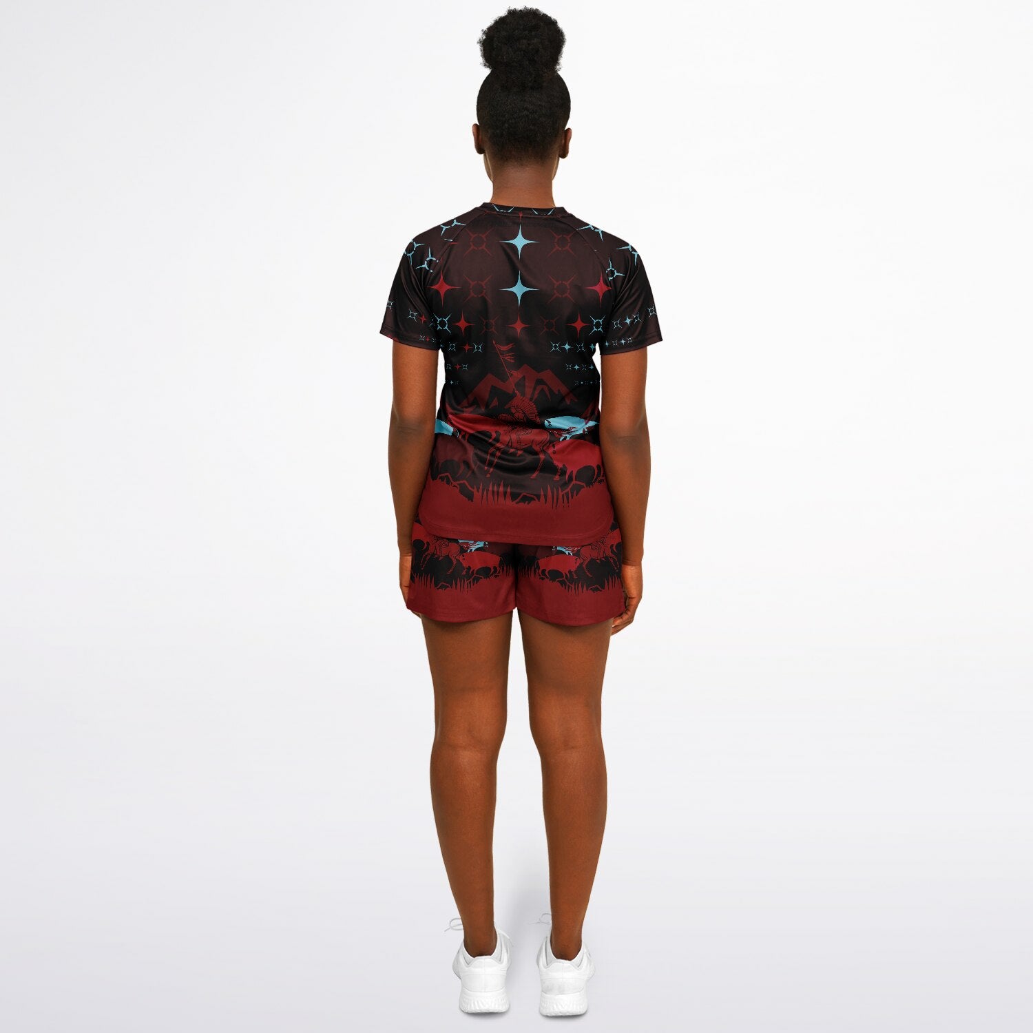 $NiieihiiNookei Women's Athletic Set - AOP