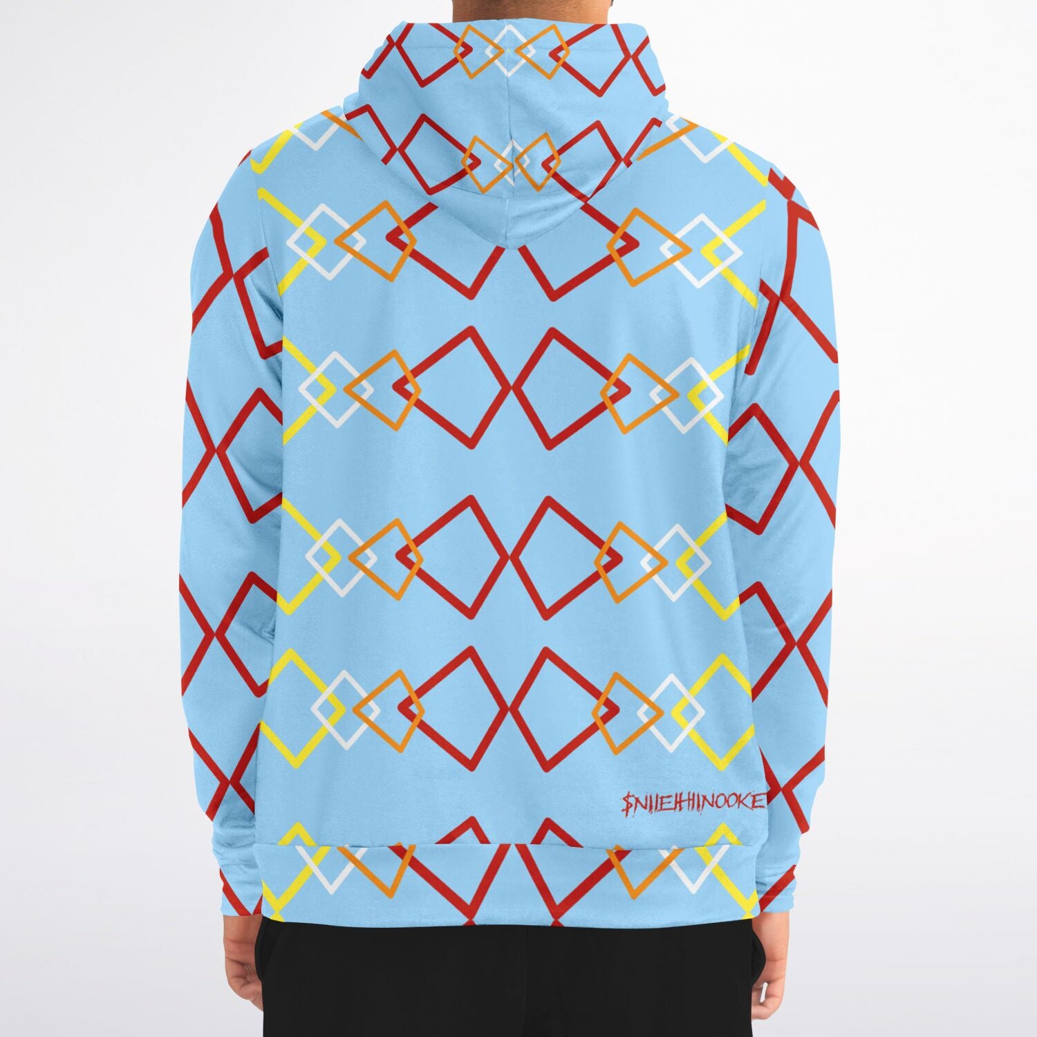 $NiieihiiNookei Athletic Zip-Up Hoodie - AOP