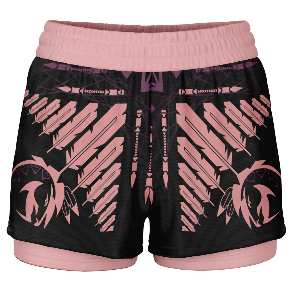 $NiieihiiNookei Women's 2-in-1 Shorts - AOP