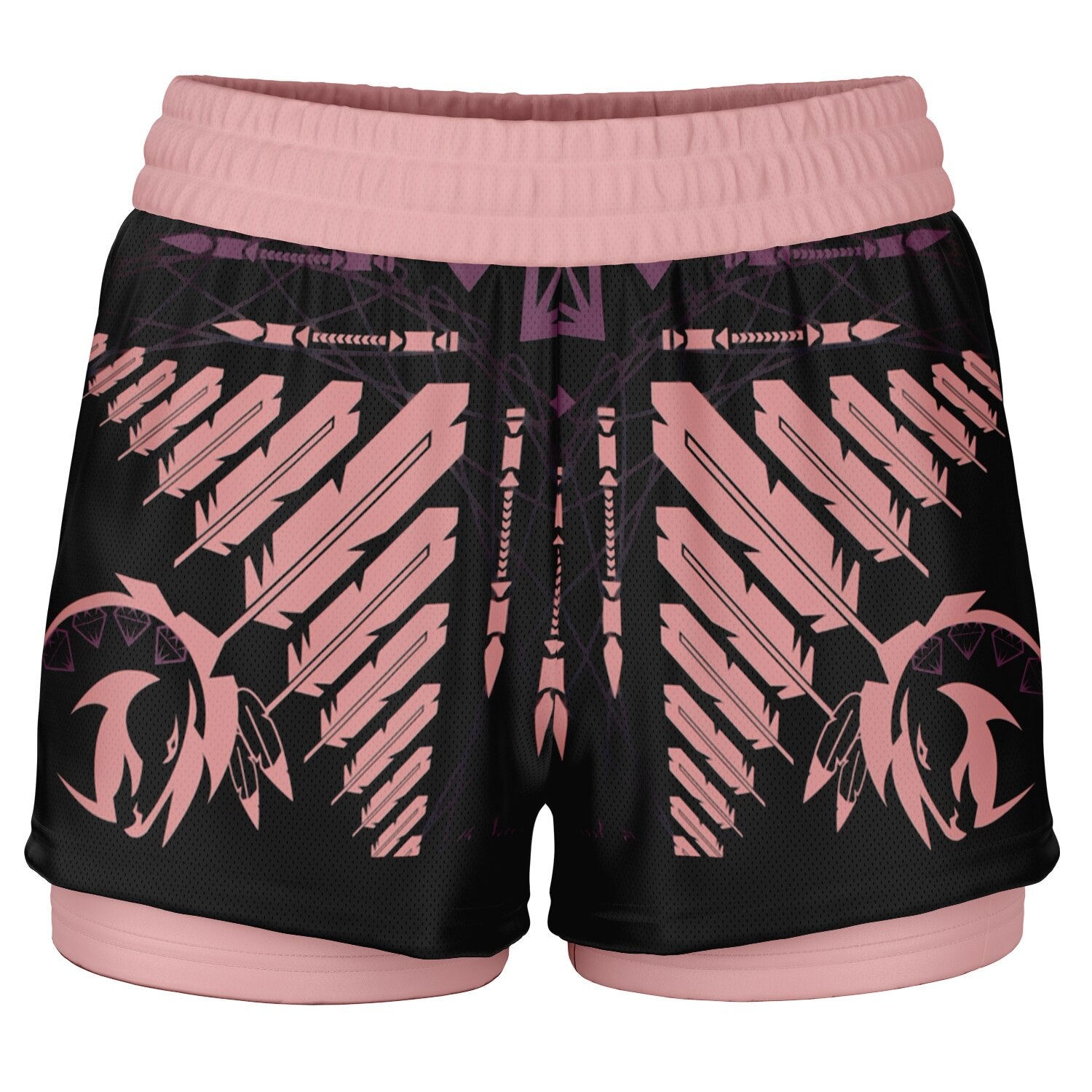 $NiieihiiNookei Women's 2-in-1 Shorts - AOP
