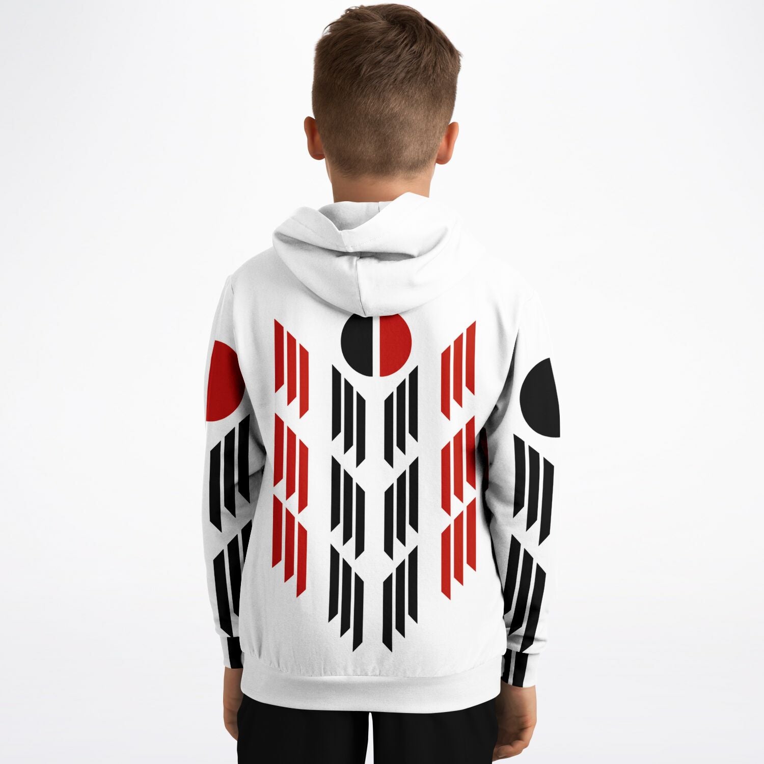 Arapaho Flag Athletic Kids Hoodie - AOP
