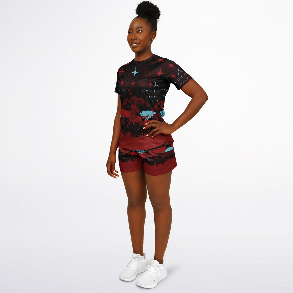 $NiieihiiNookei Women's Athletic Set - AOP