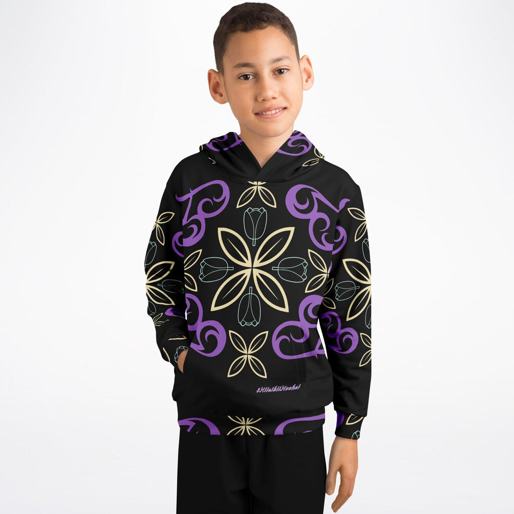 $NiieihiiNookei Athletic Kids Hoodie - AOP
