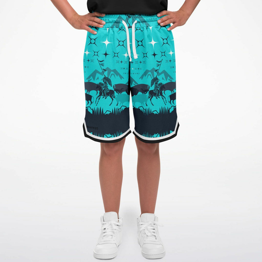 $NiieihiiNookei Basketball Short Rib - AOP