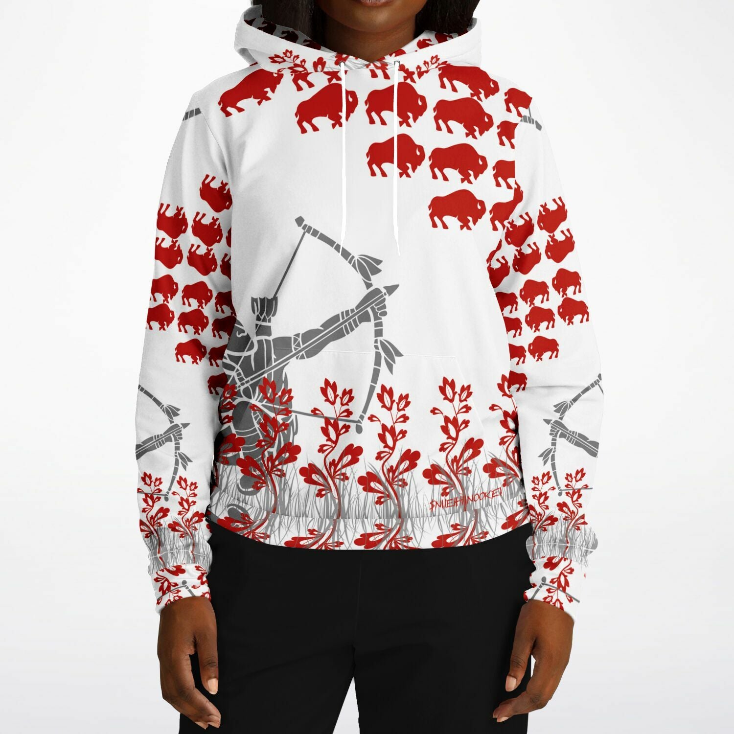 $NiieihiiNookei Athletic Hoodie - AOP