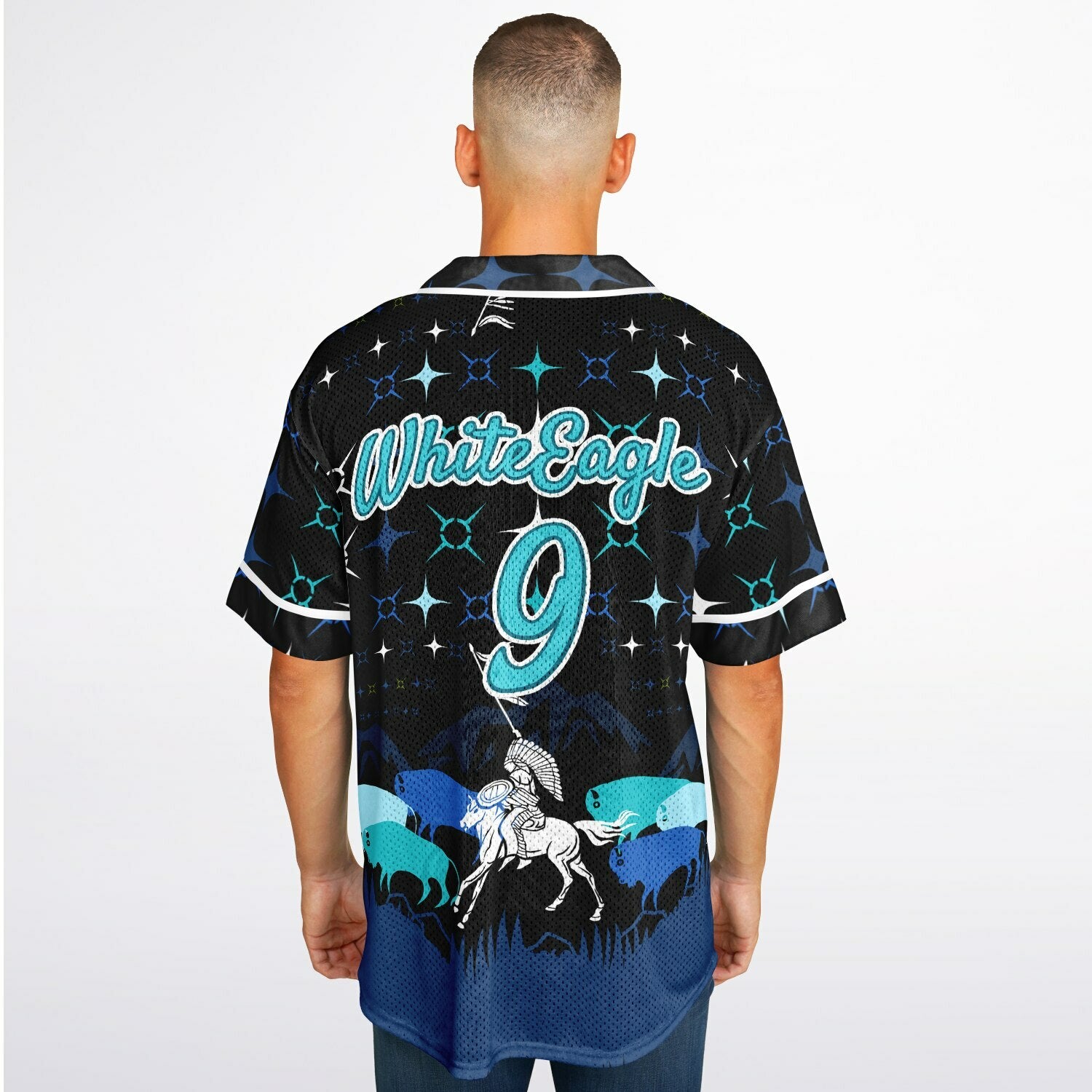 #9 WhiteEagle Premium Baseball Jersey - AOP