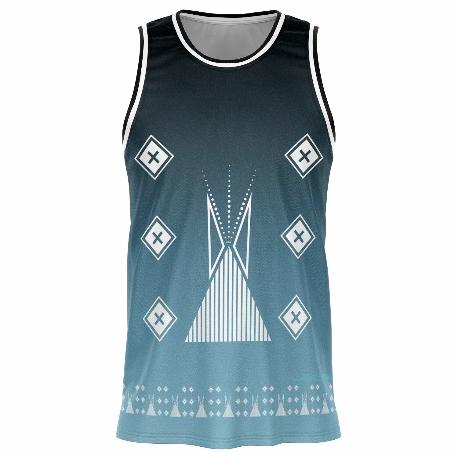 $NiieihiiNookei Basketball Jersey Rib - AOP