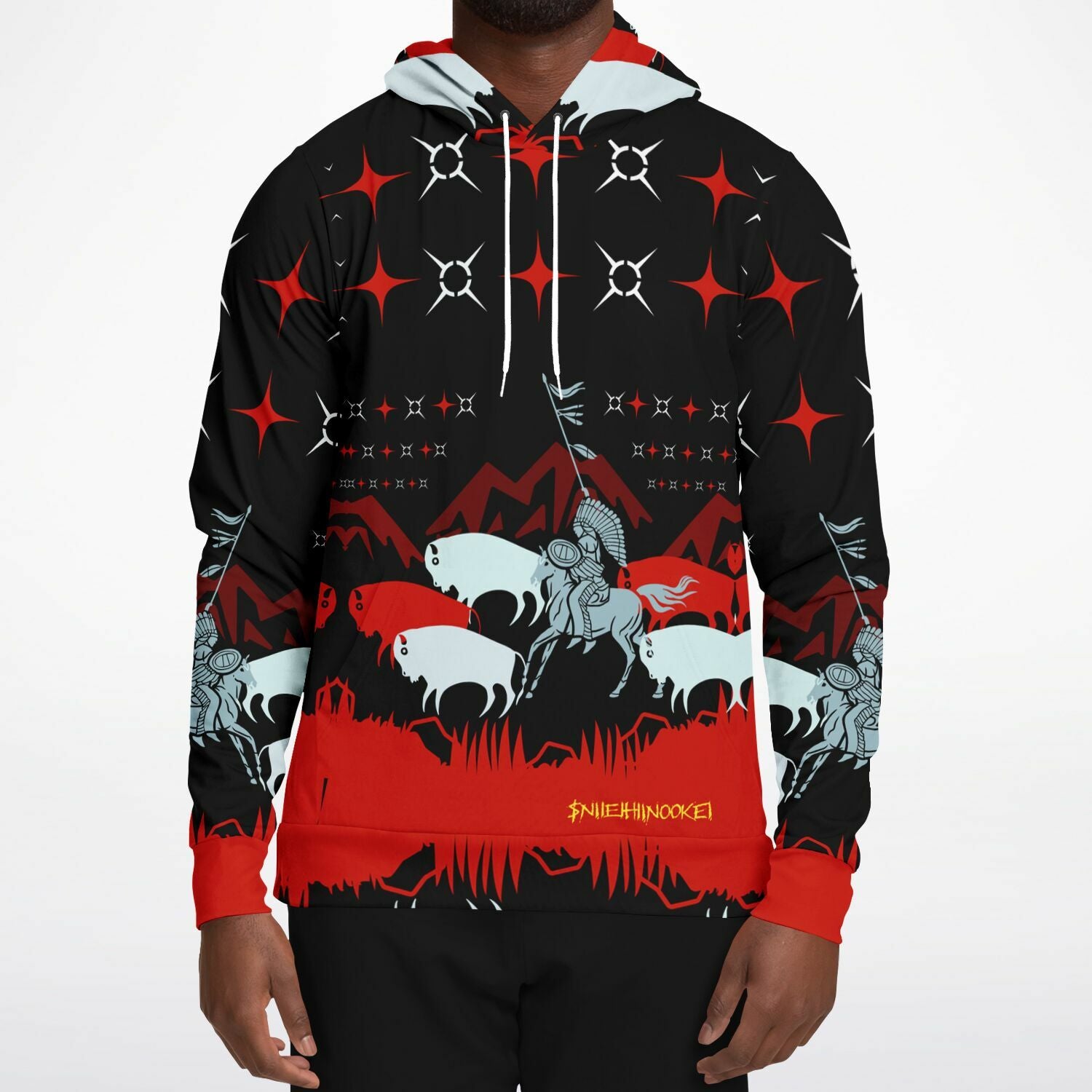 $NiieihiiNookei Athletic Hoodie - AOP