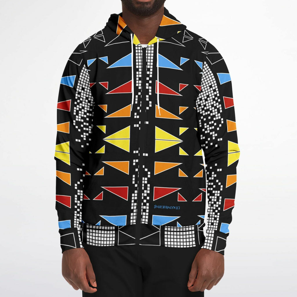 $NiieihiiNookei Fashion Zip-Up Hoodie - AOP