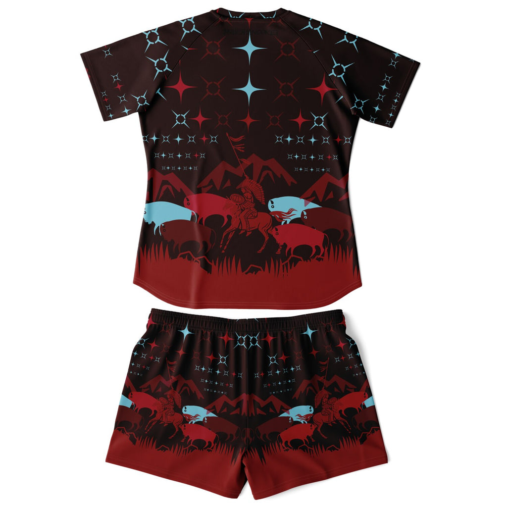 $NiieihiiNookei Women's Athletic Set - AOP