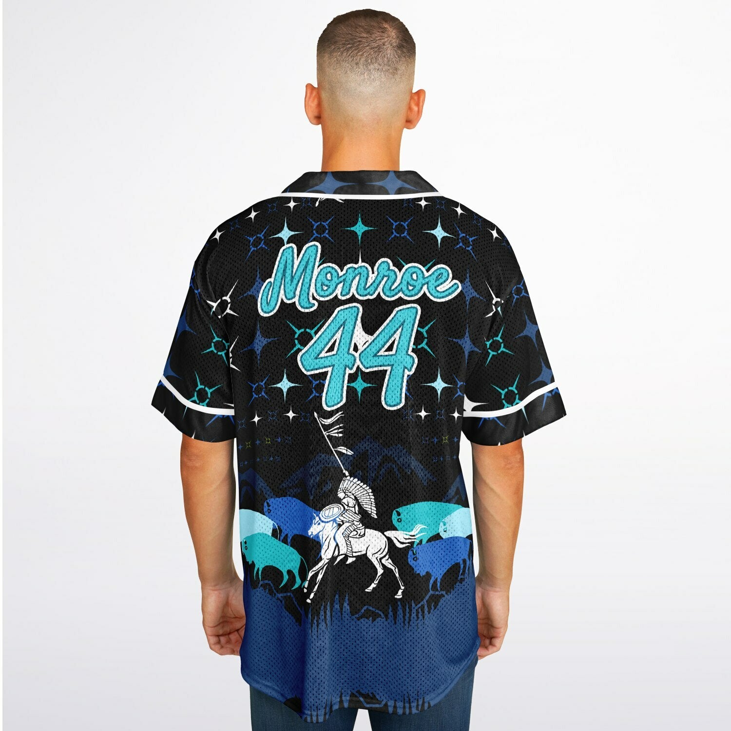 #44 Monroe Premium Baseball Jersey - AOP