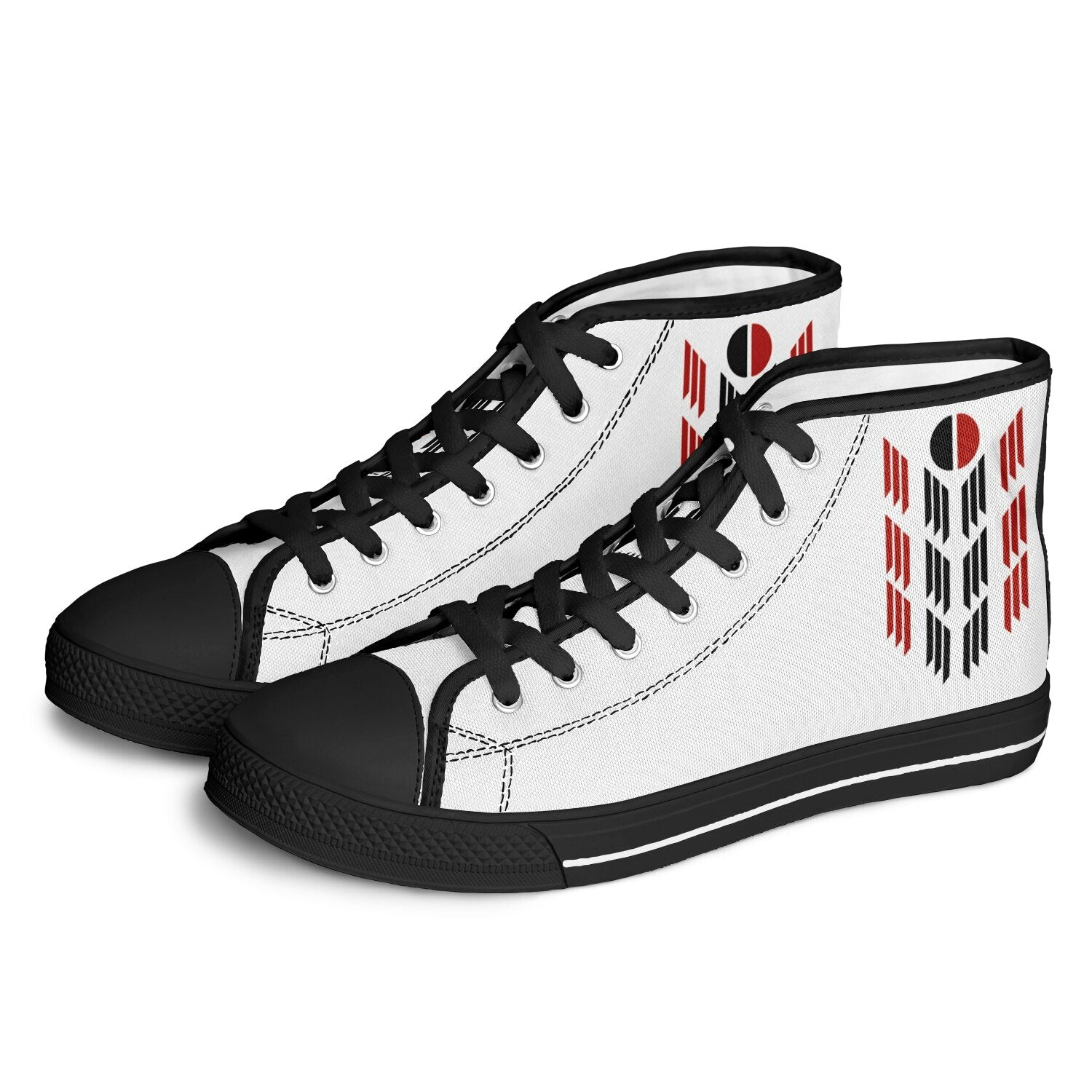 $NiieihiiNookei Arapaho Flag Design Urban Peak High Top Shoes - AOP