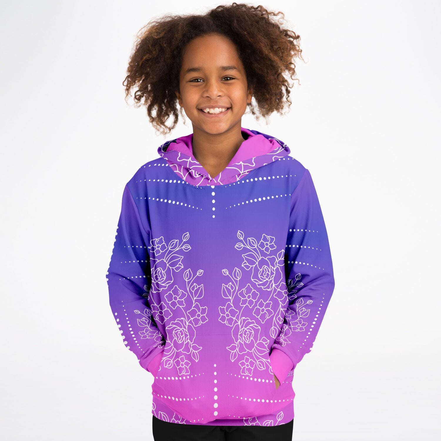 $NiieihiiNookei Athletic Kids Hoodie - AOP