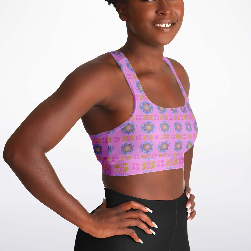 $NiieihiiNookei Padded Sports Bra - AOP