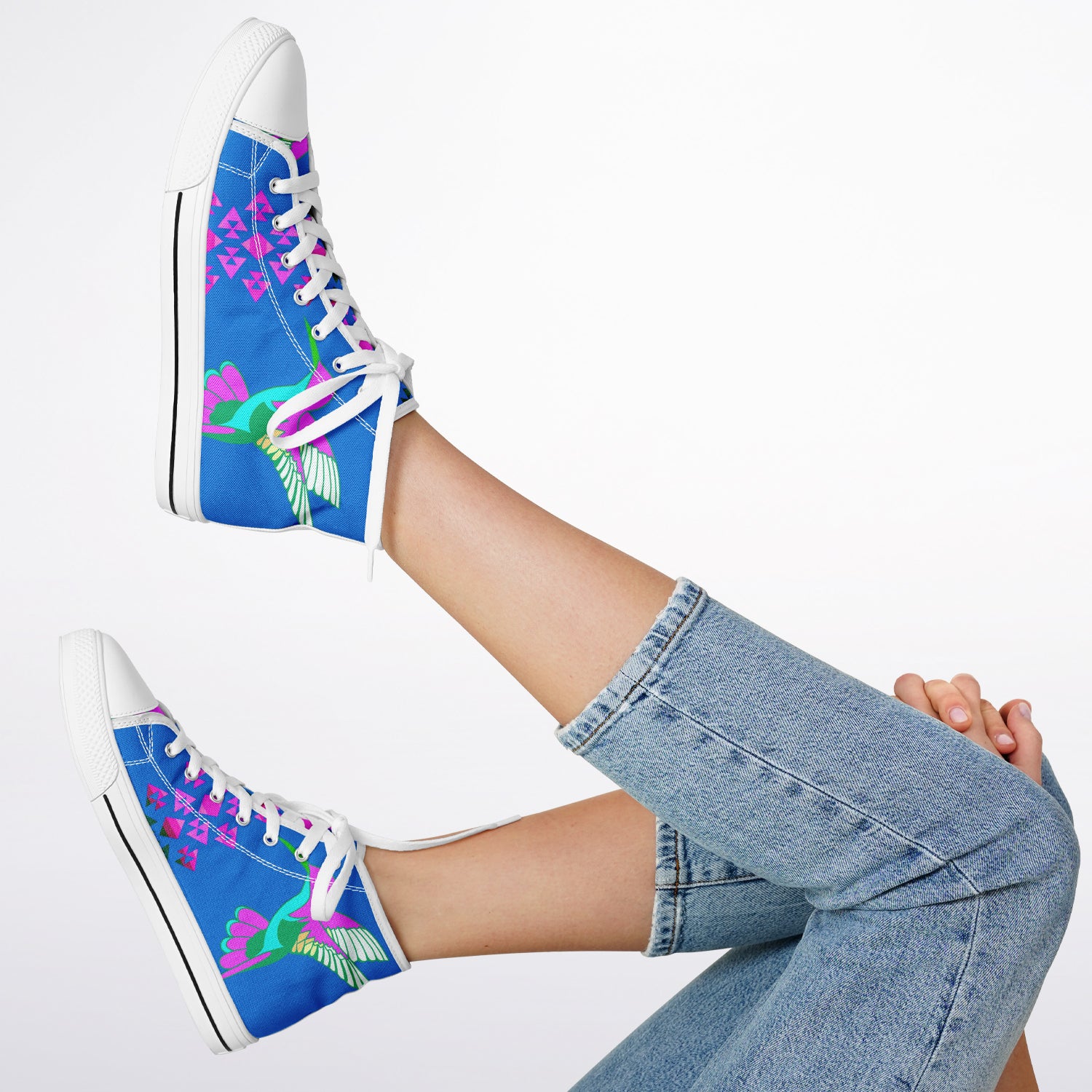 $NiieihiiNookei Urban Peak High Top Shoes - AOP