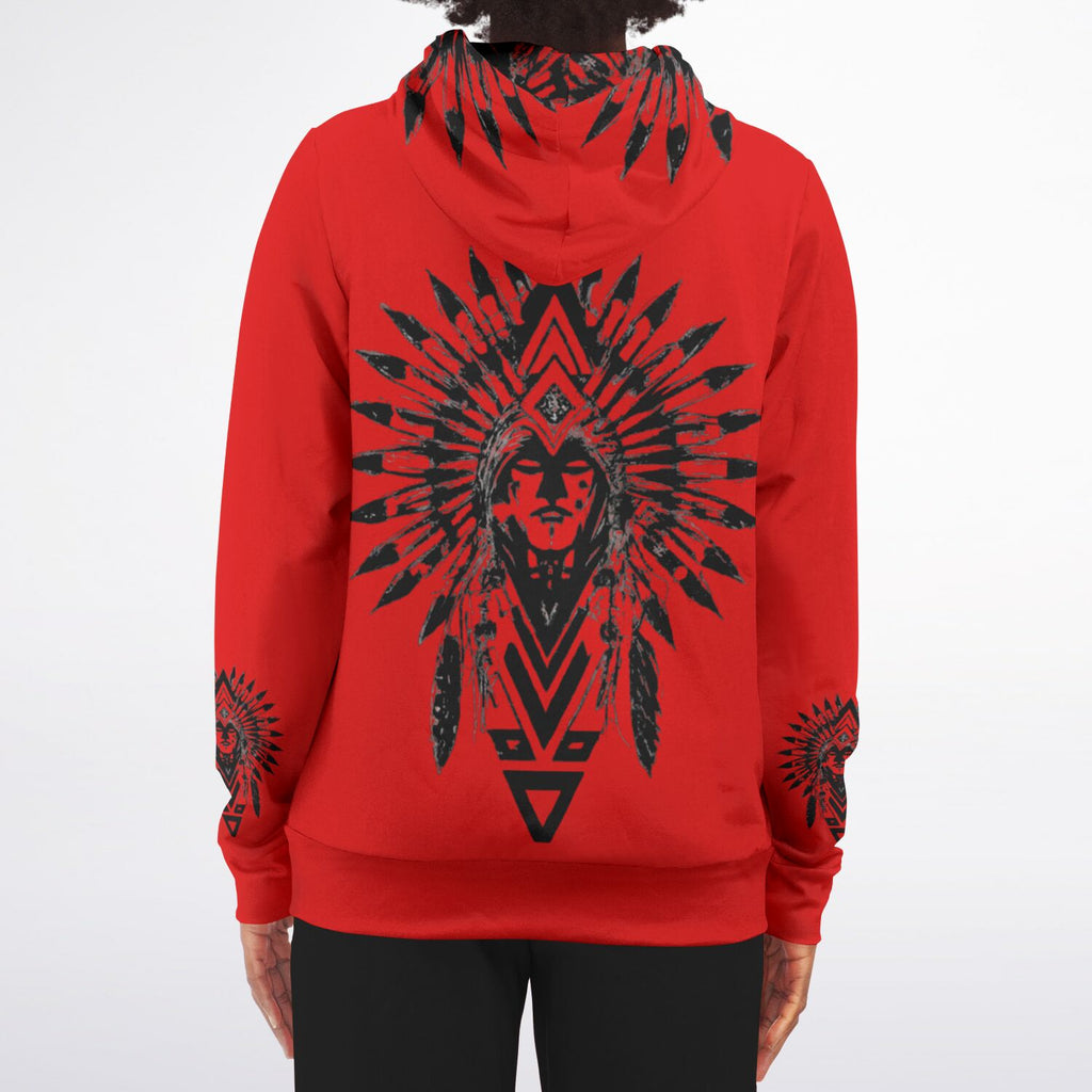 $NiieihiiNookei Athletic Zip-Up Hoodie - AOP
