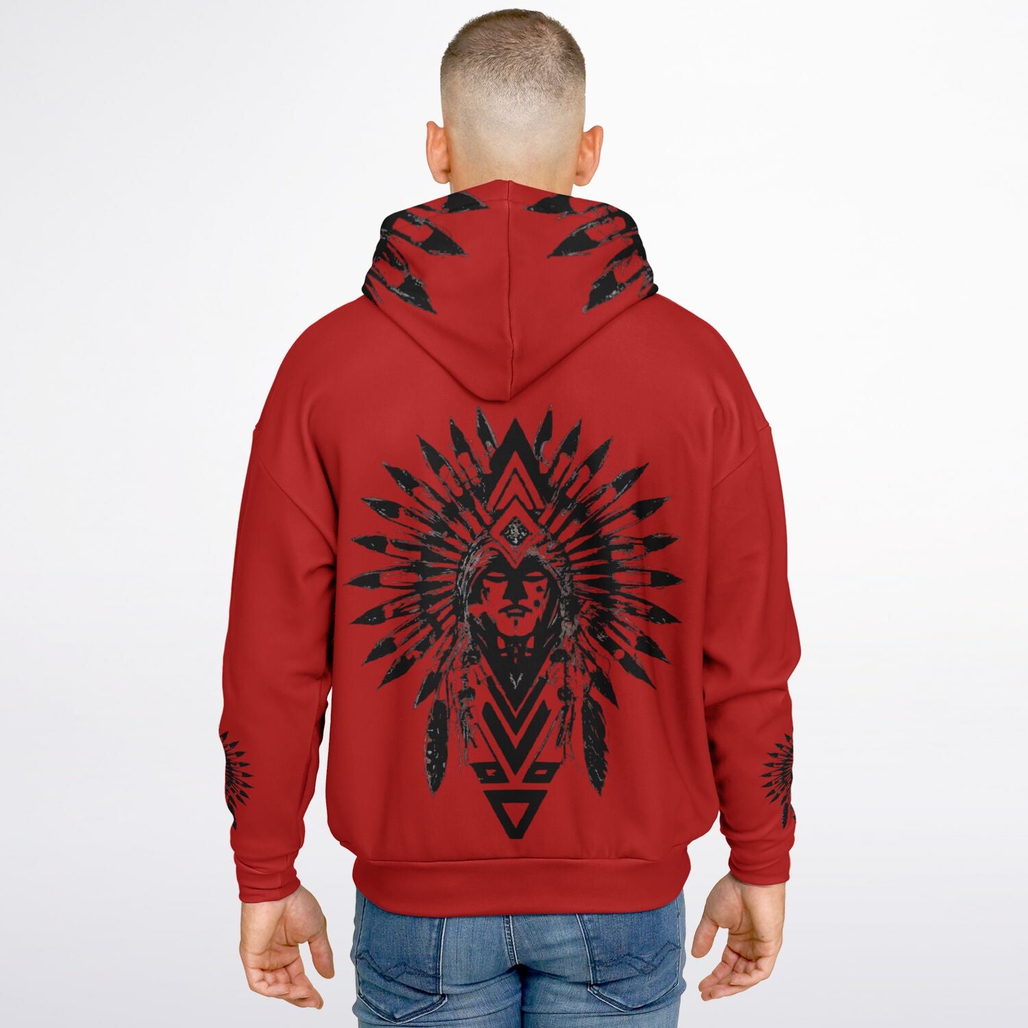 $NiieihiiNookei Heavyweight Oversized Hoodie - AOP