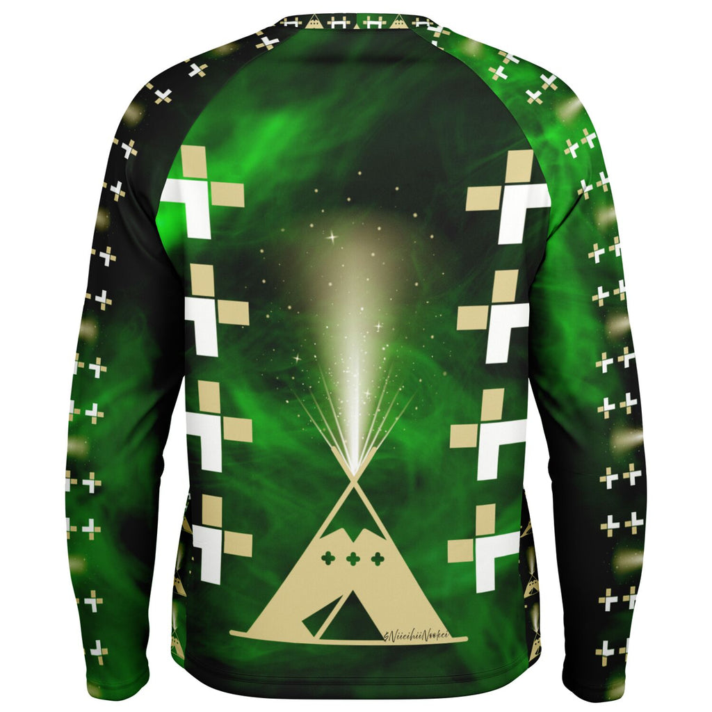 $NiieihiiNookei Men's Long Sleeve Performance Shirt - AOP