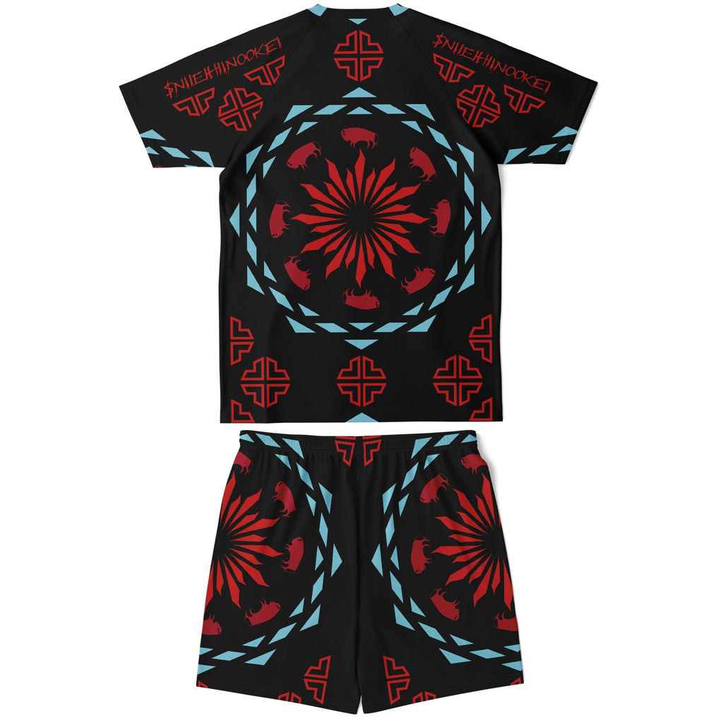 $NiieihiiNookei Men's Athletic Set - AOP