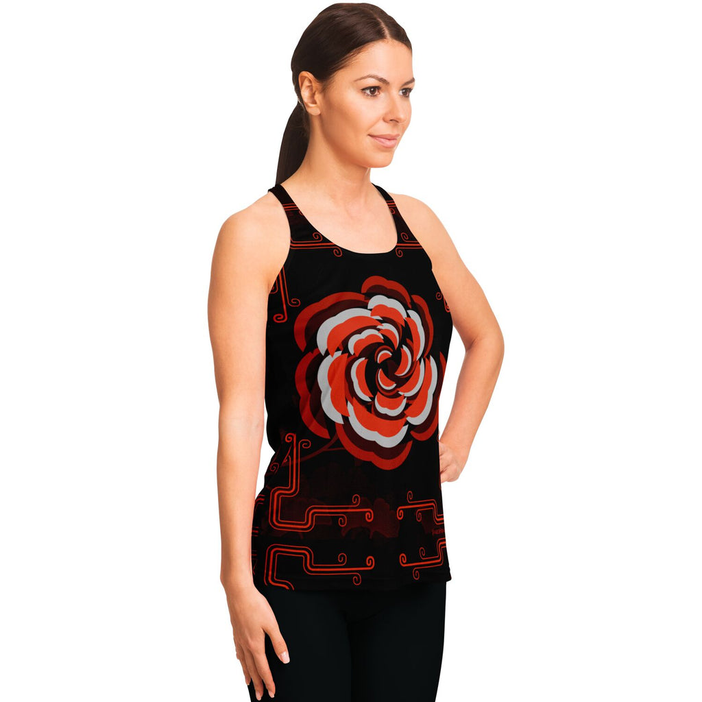 $NiieihiiNookei Flowy Racerback Tank Top - AOP