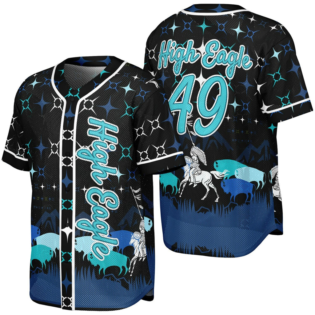 #49 High Eagle Premium Baseball Jersey - AOP