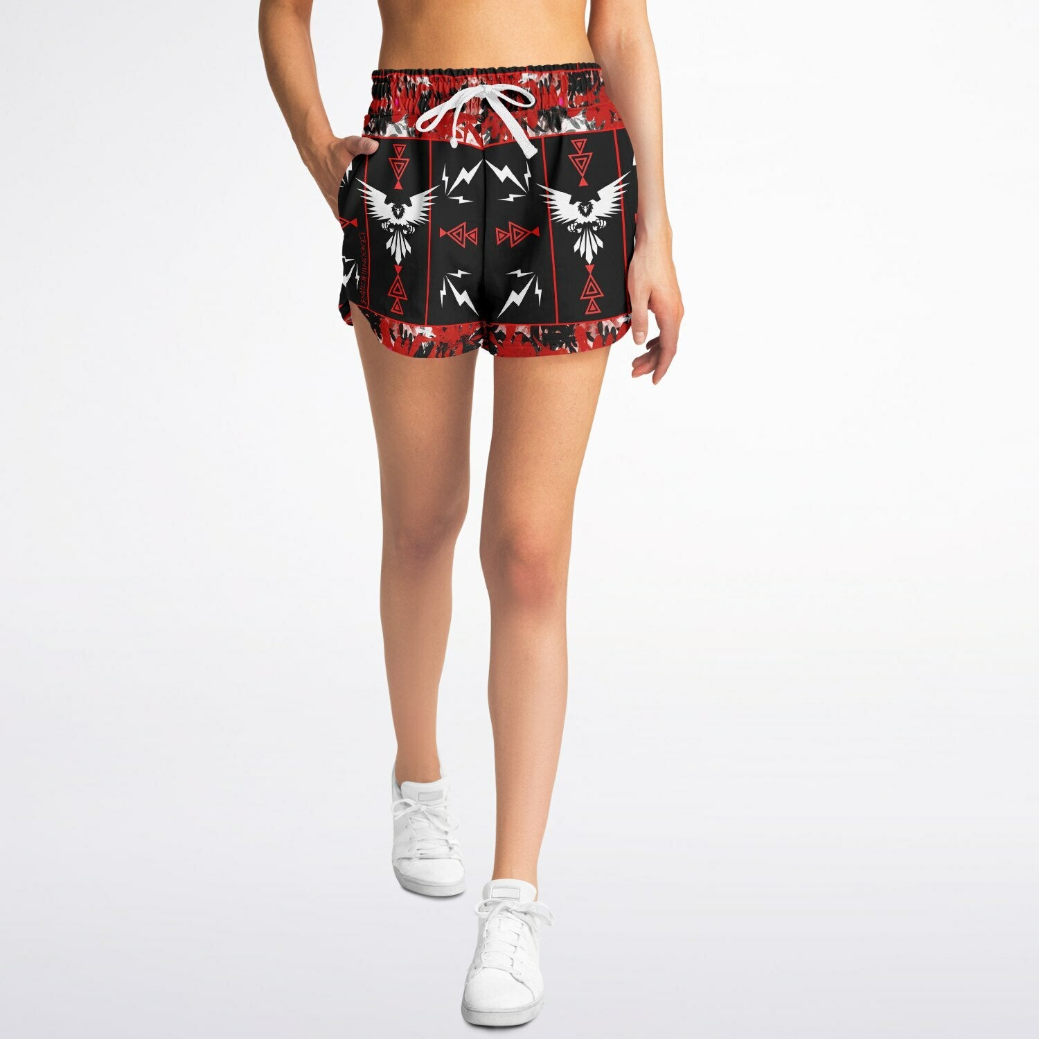 $NiieihiiNookei Athletic Loose Shorts - AOP