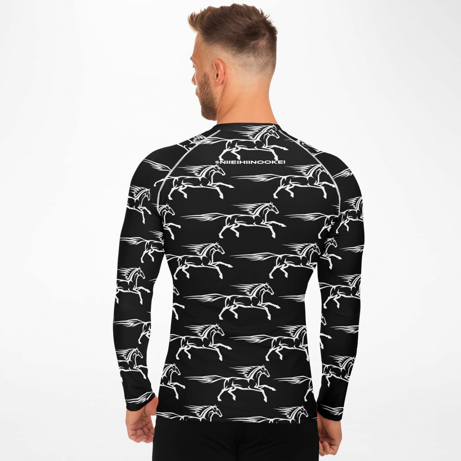 $NiieihiiNookei Men's Rashguard - AOP