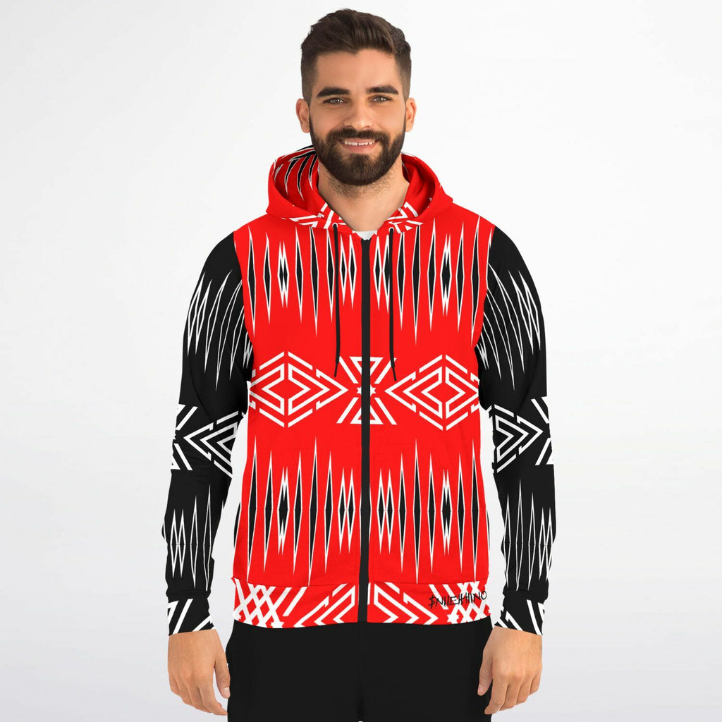 $NiieihiiNookei Zip-Up Hoodie - AOP