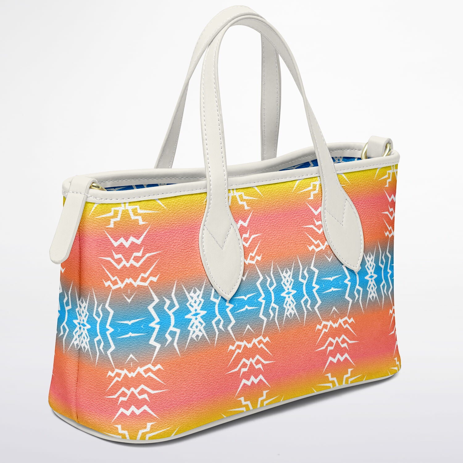 $NiieihiiNookei Leather Tote Bag - AOP