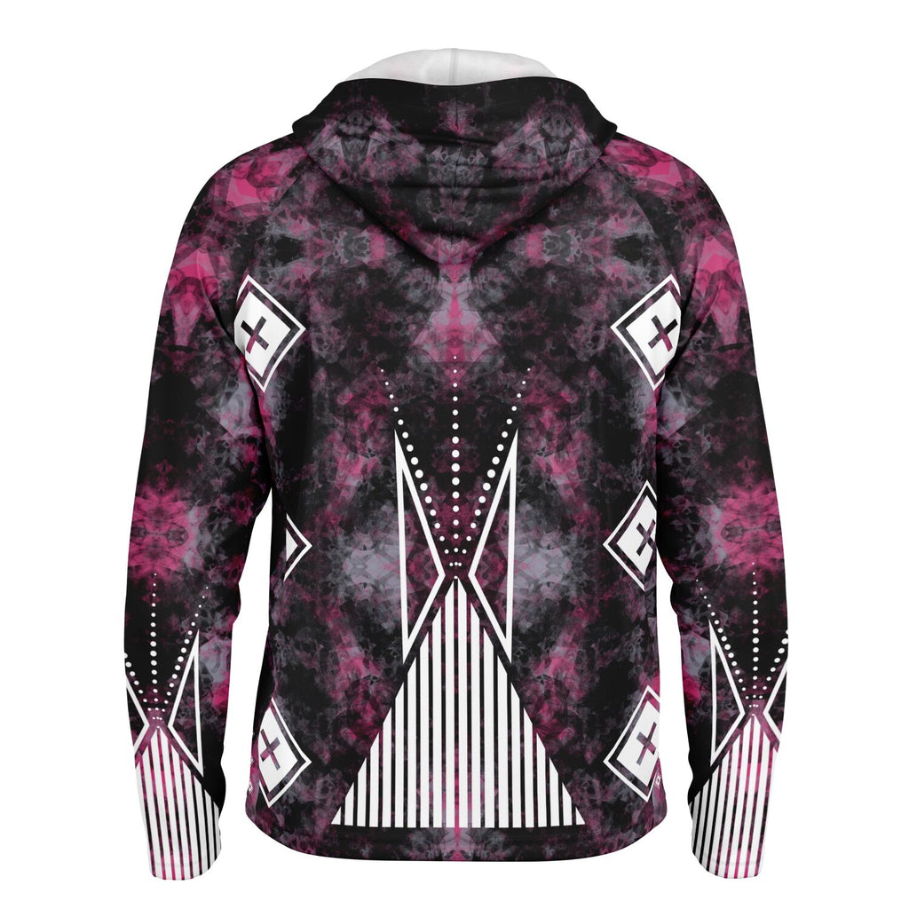 $NiieihiiNookei Long Sleeve Hooded Performance- AOP