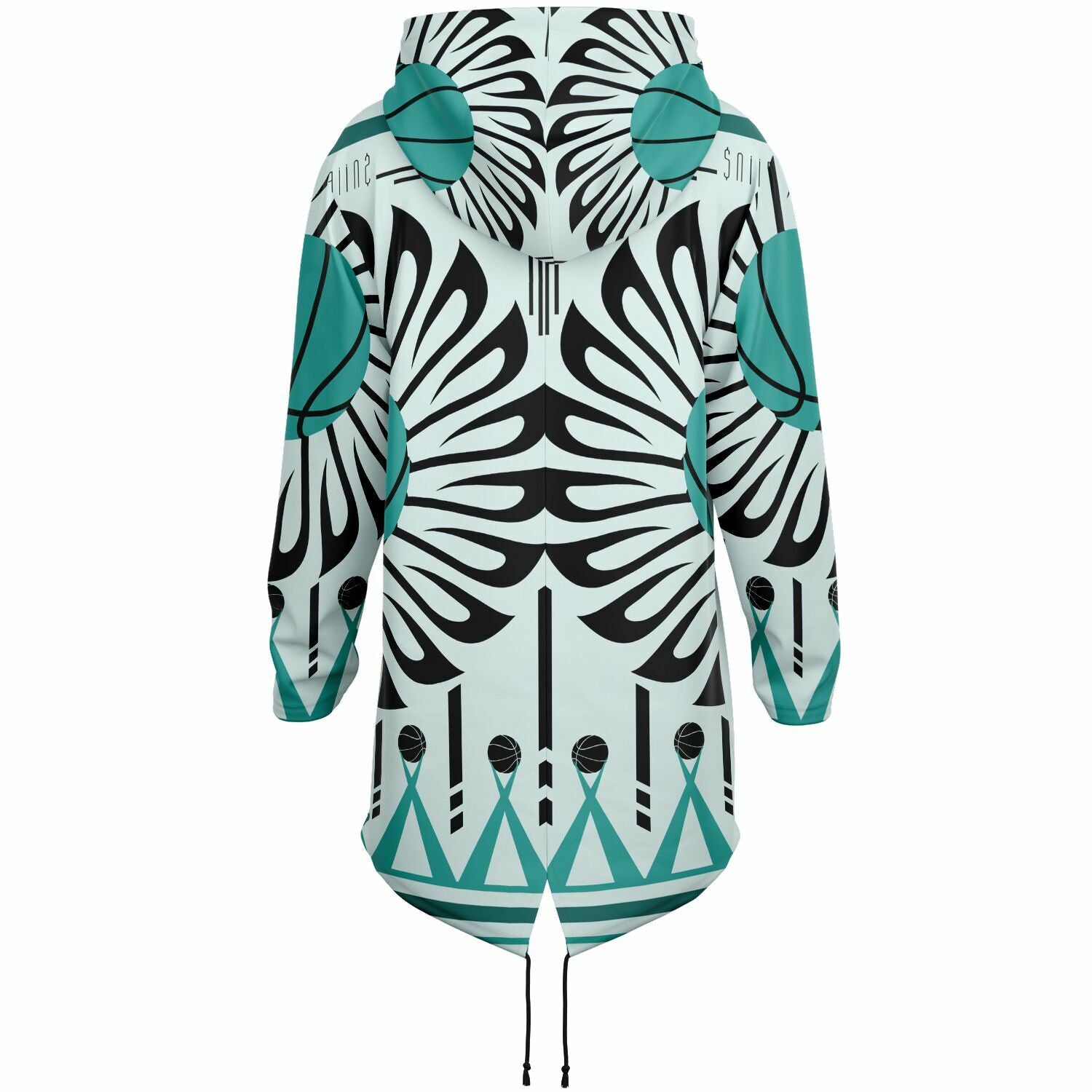 $NiieihiiNookei Athletic Elongated Hoodie - AOP