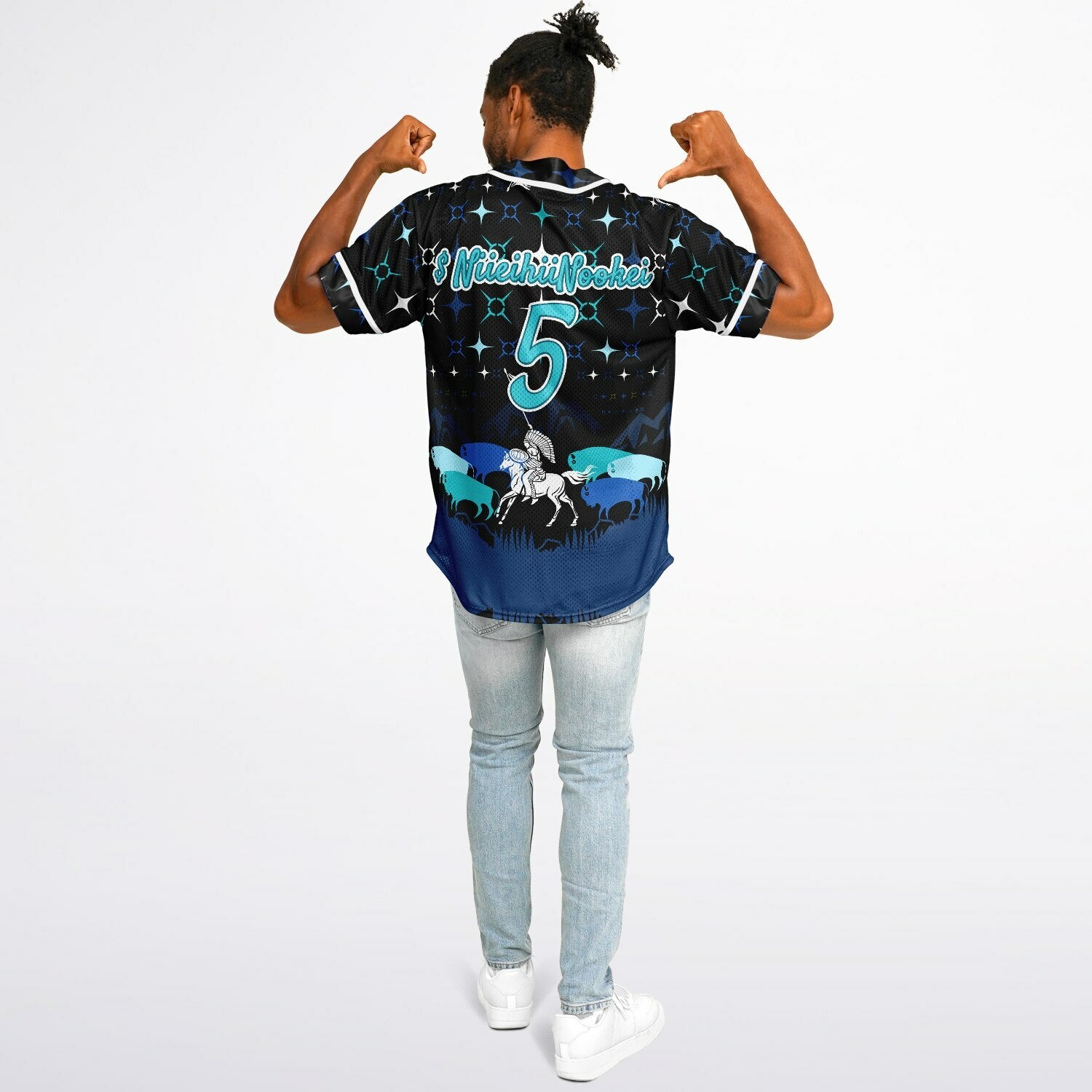 #5 $NiieihiiNookei Premium Baseball Jersey - AOP