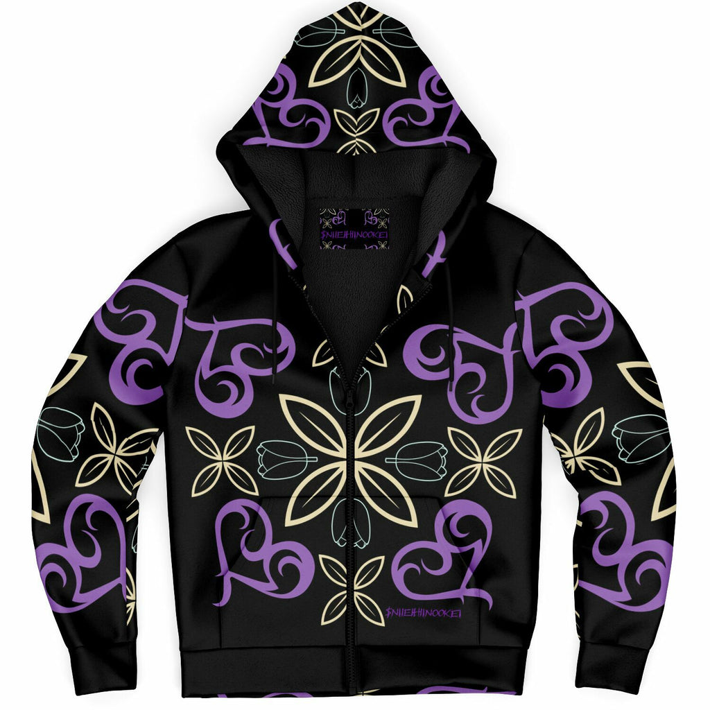 $NiieihiiNookei Microfleece Ziphoodie - AOP