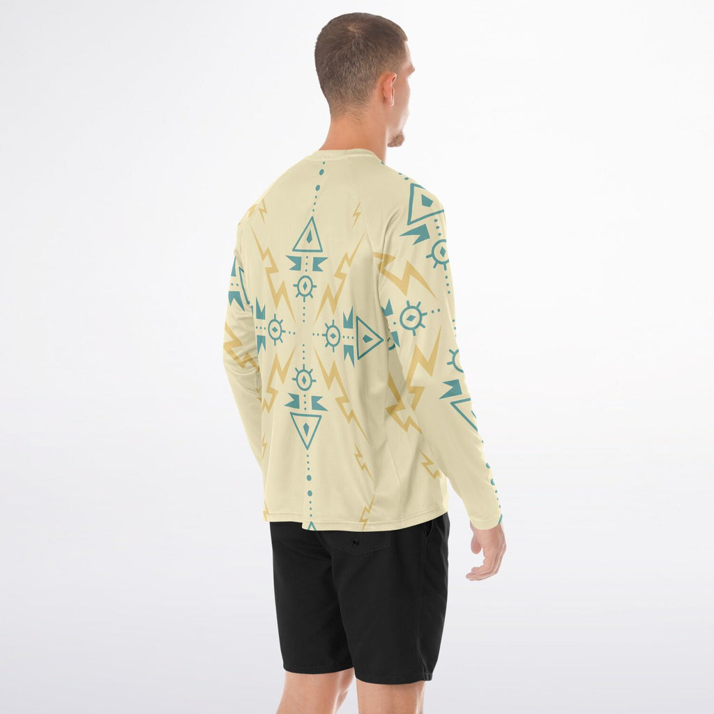 $NiieihiiNookei Men's Long Sleeve Performance Shirt - AOP