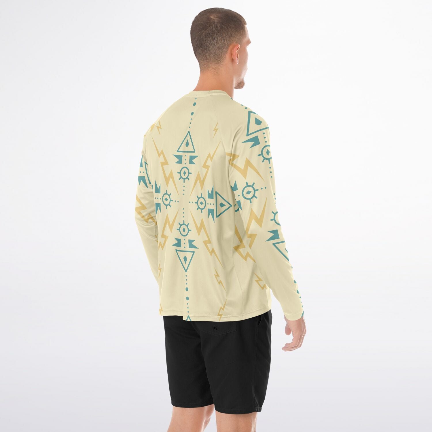$NiieihiiNookei Men's Long Sleeve Performance Shirt - AOP