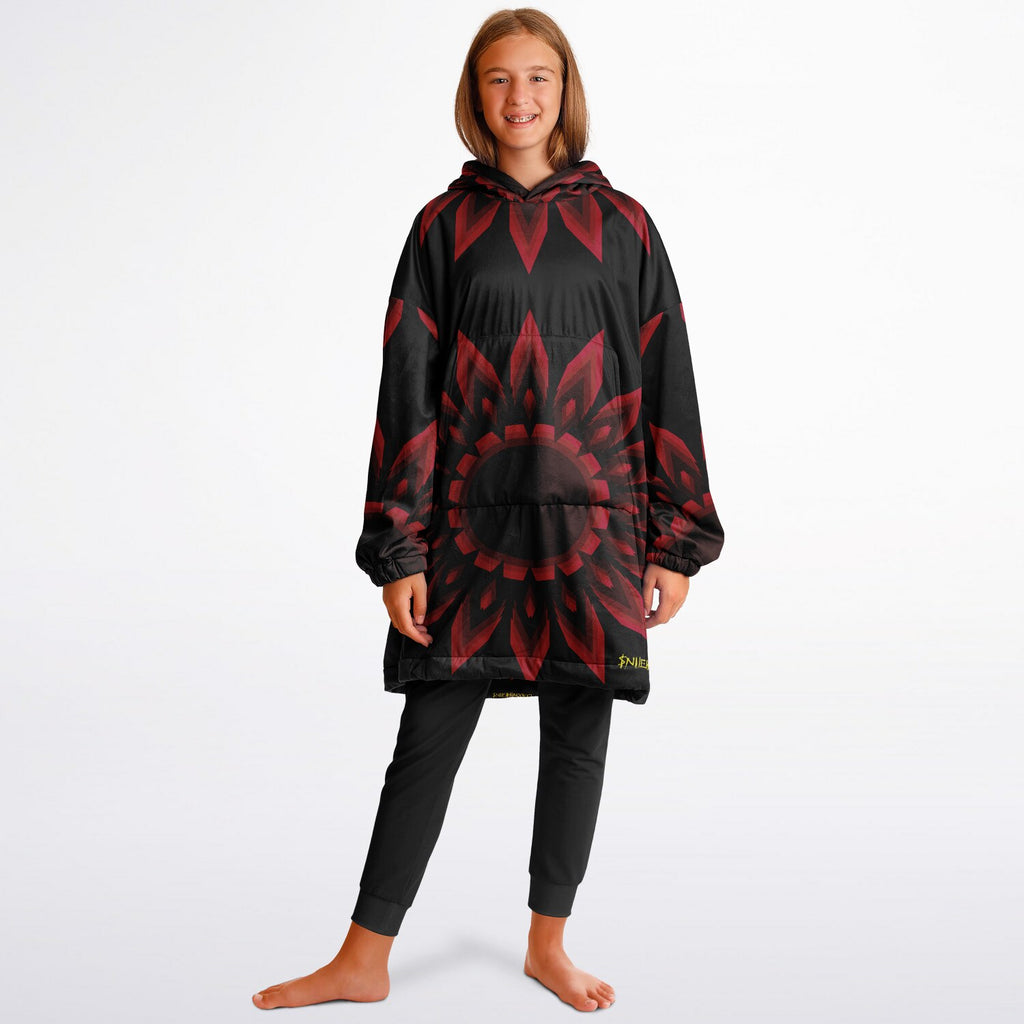 $NiieihiiNookei Youth Snug Hoodie - AOP