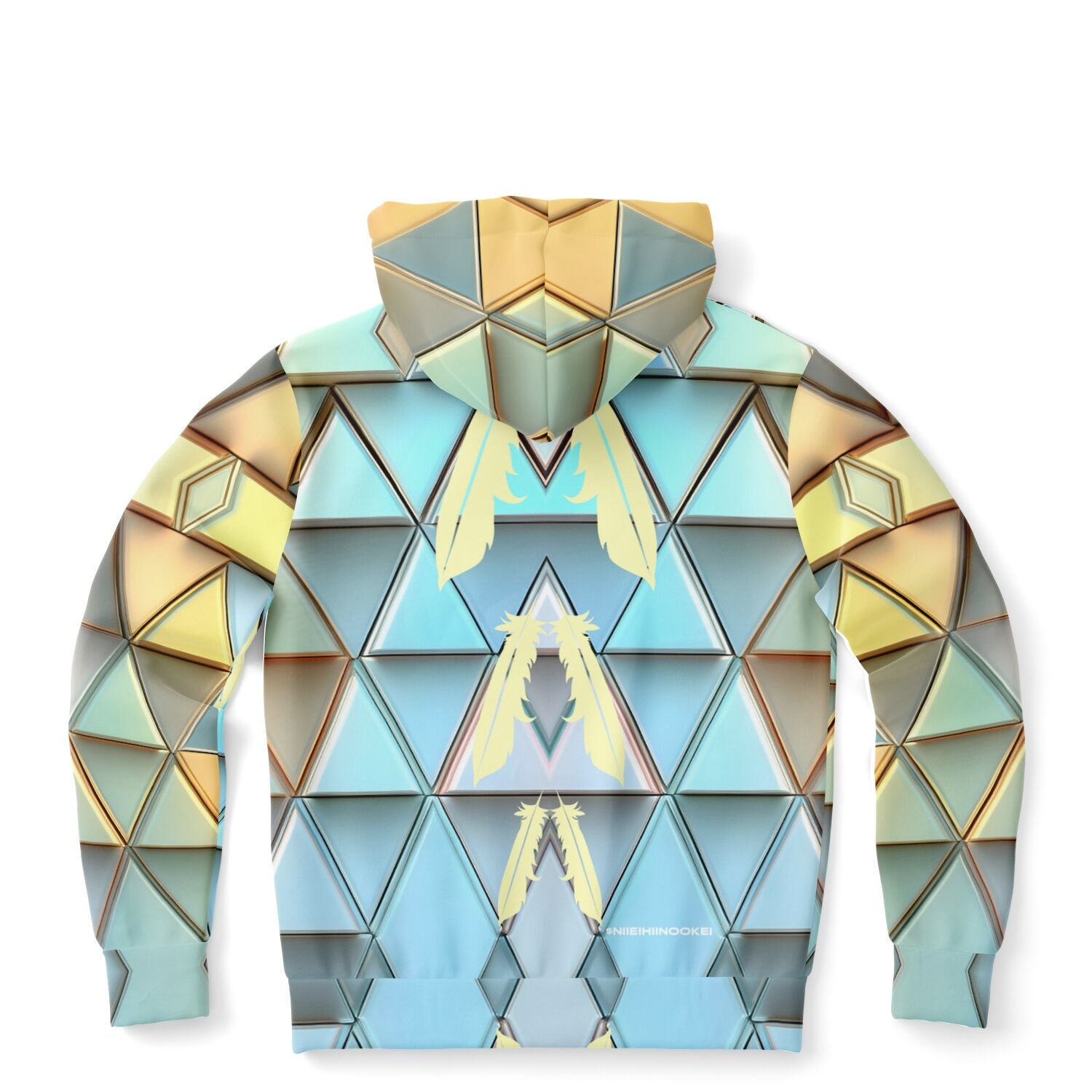 $NiieihiiNookei Athletic Zip-Up Hoodie - AOP
