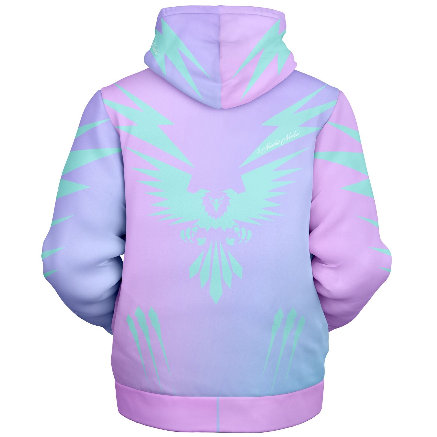 $NiieihiiNookei Design Microfleece Ziphoodie - AOP