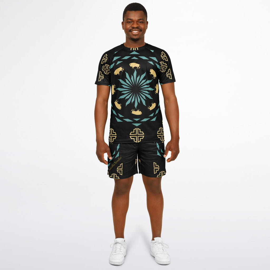 $NiieihiiNookei Men's Athletic Set - AOP
