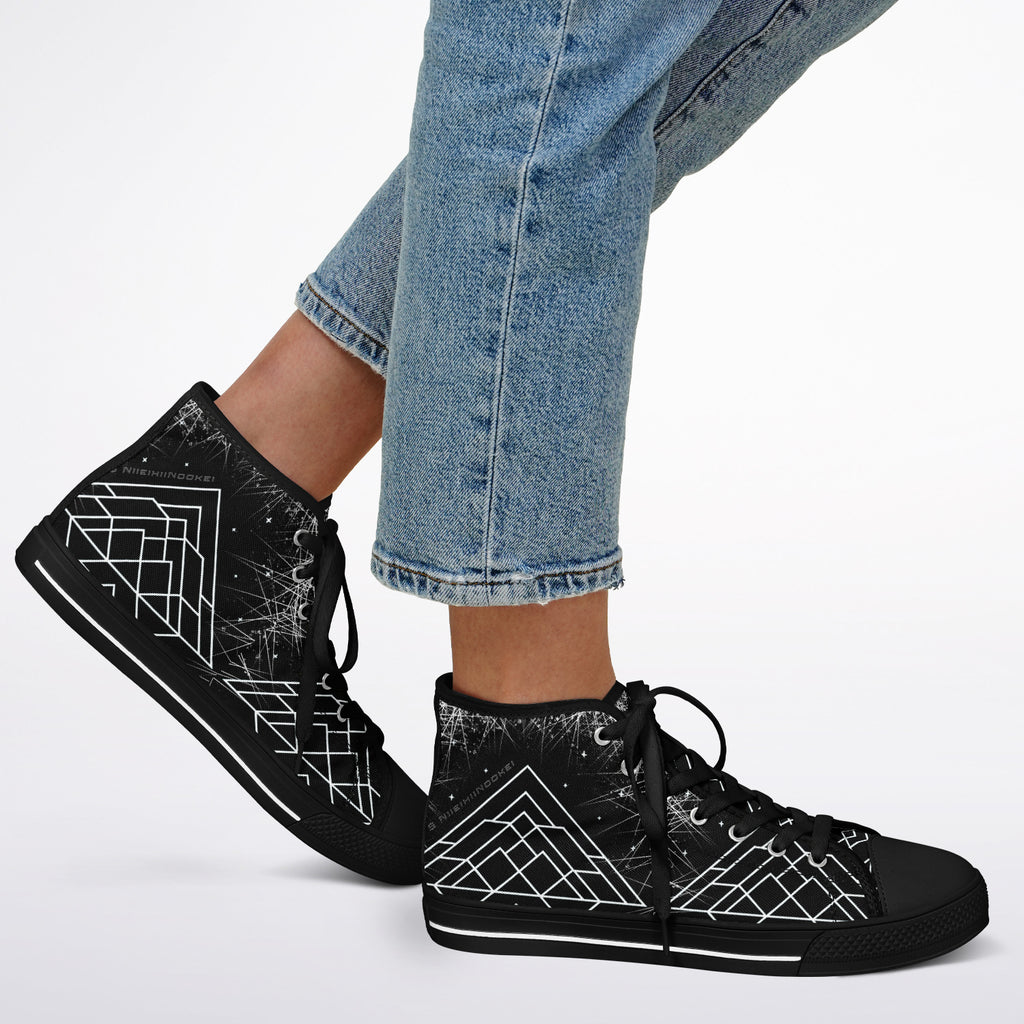 $NiieihiiNookei Urban Peak High Top Shoes - AOP