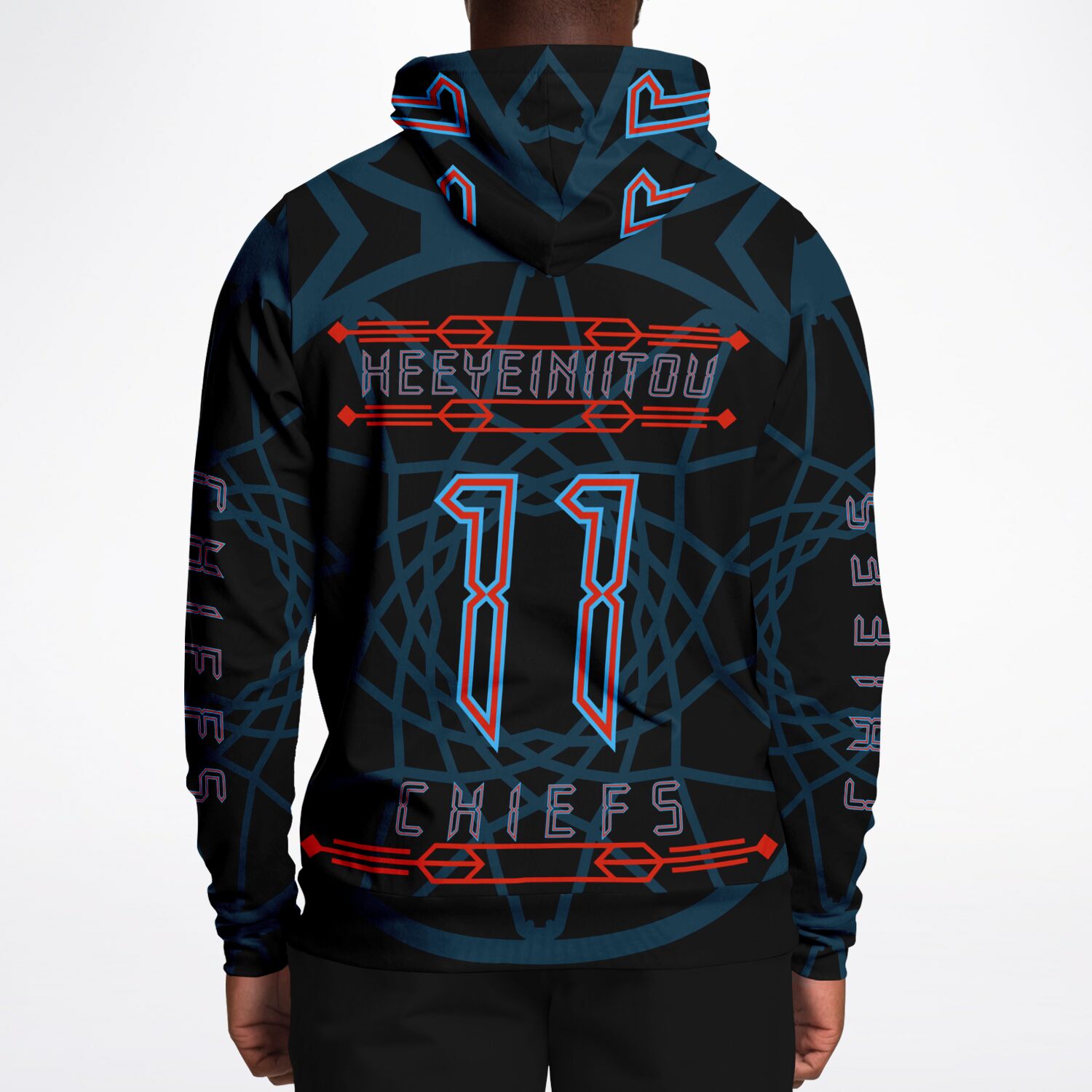 $NiieihiiNookei Athletic Hoodie - AOP