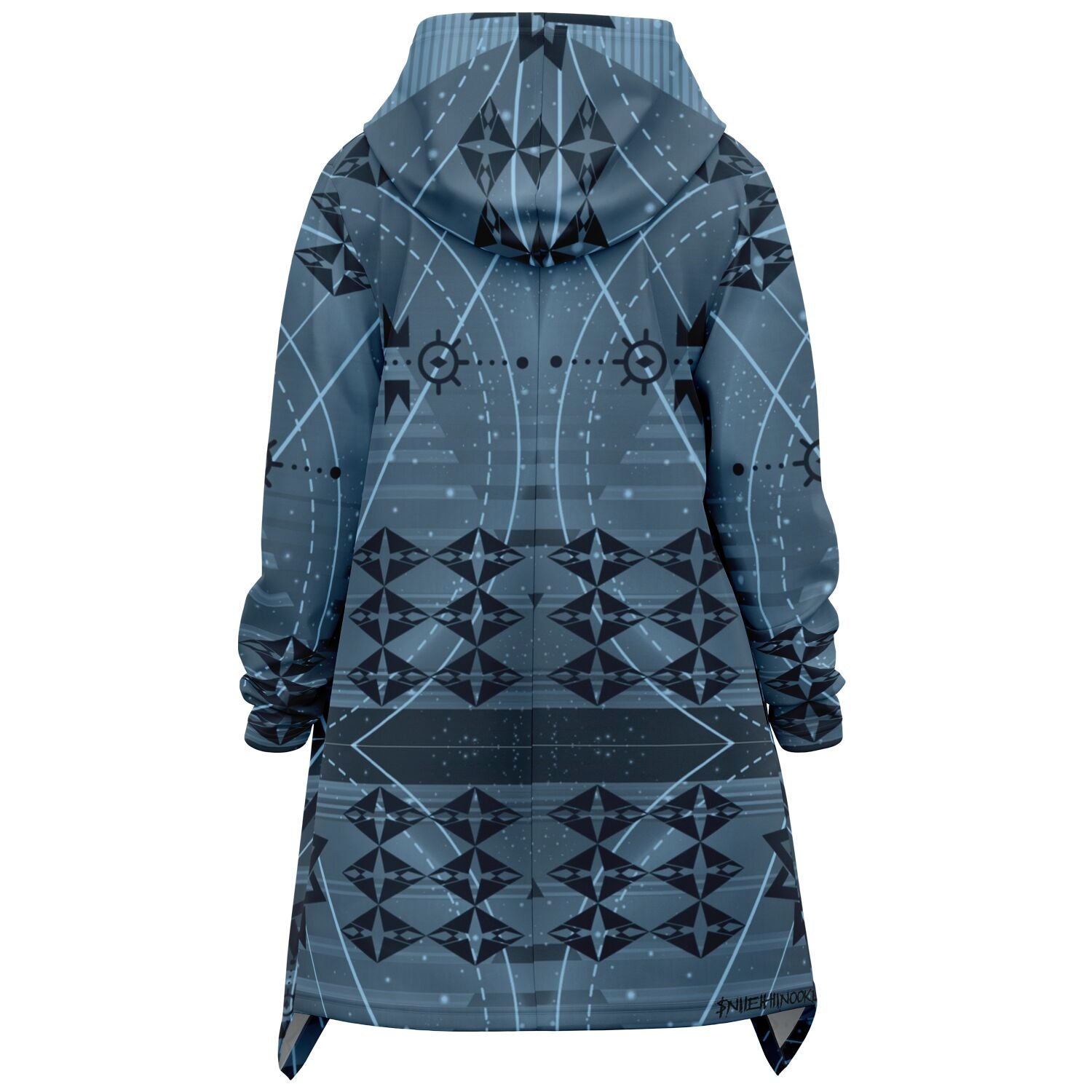 $NiieihiiNookei Fashion Elongated Cloak - AOP