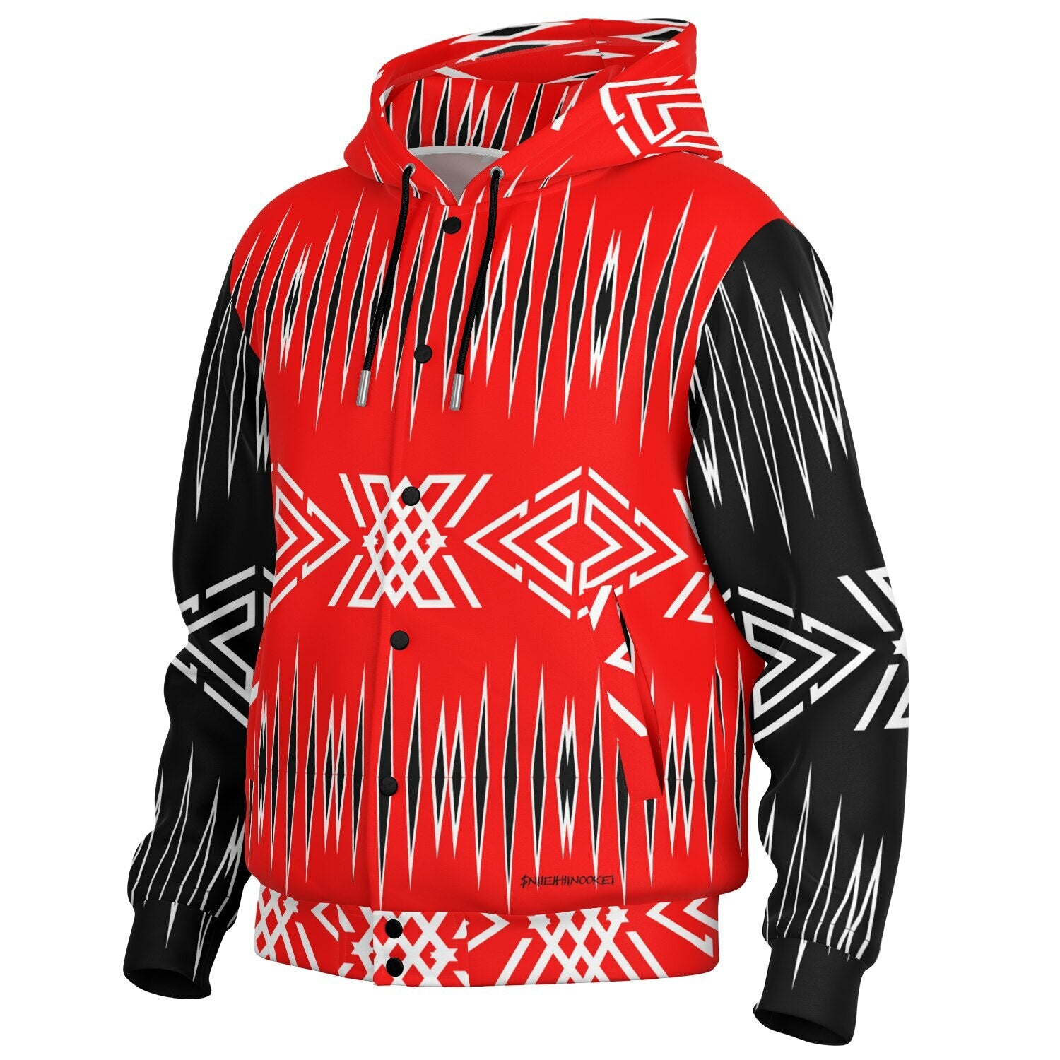 $NiieihiiNookei Hooded Jacket - AOP