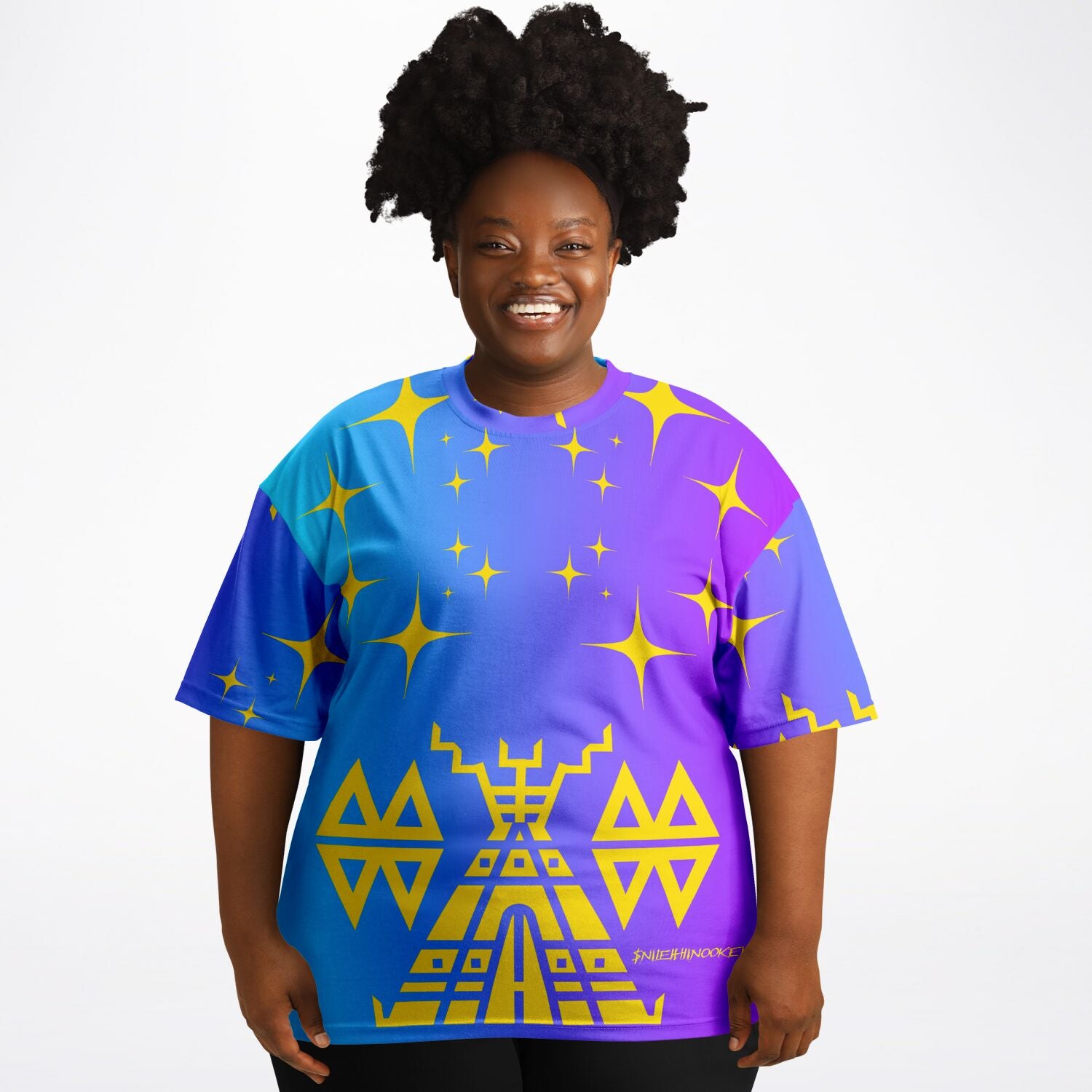 $NiieihiiNookei Plus-size T-Shirt - AOP