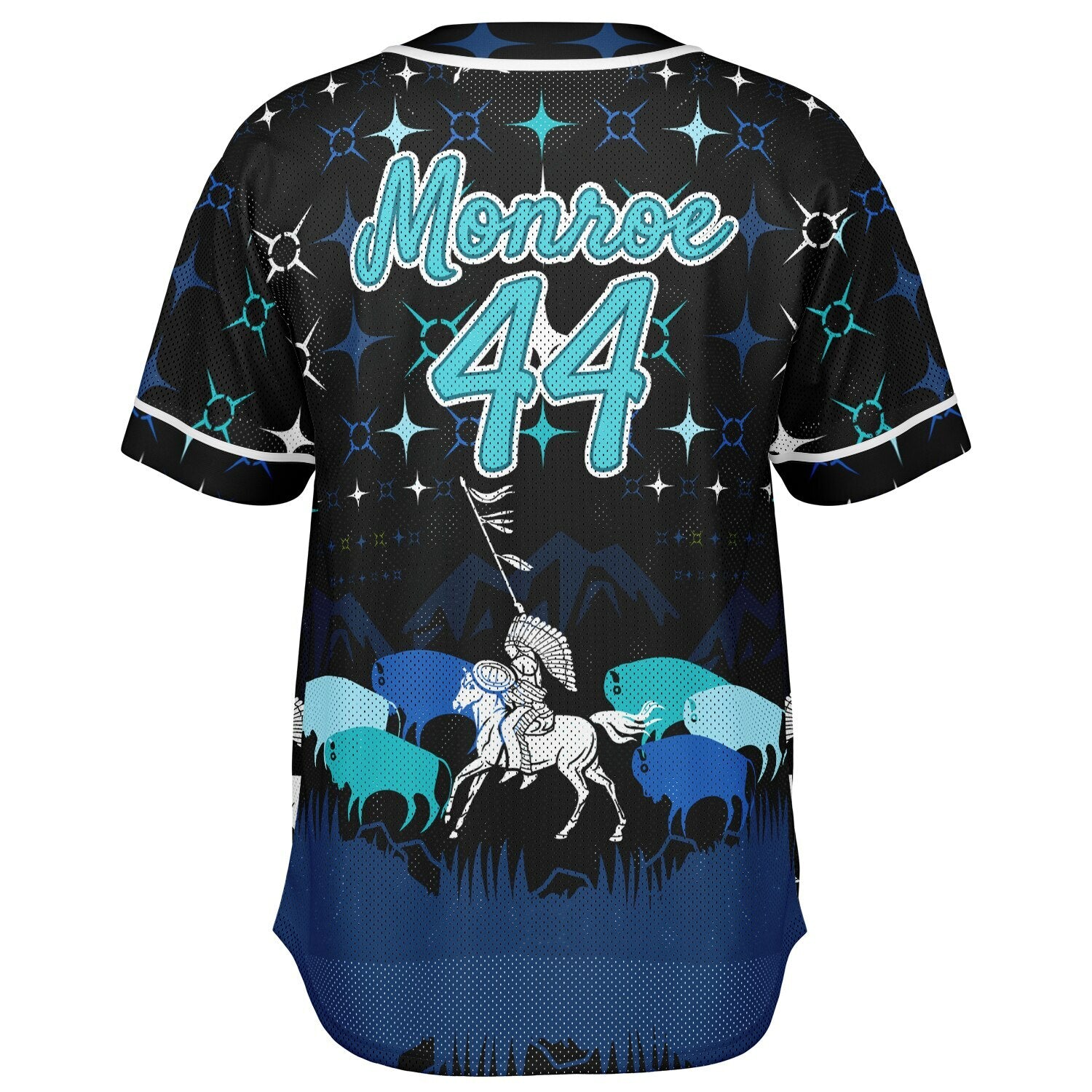 #44 Monroe Premium Baseball Jersey - AOP