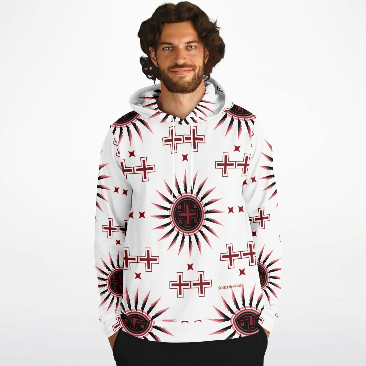 $NiieihiiNookei Athletic Hoodie - AOP