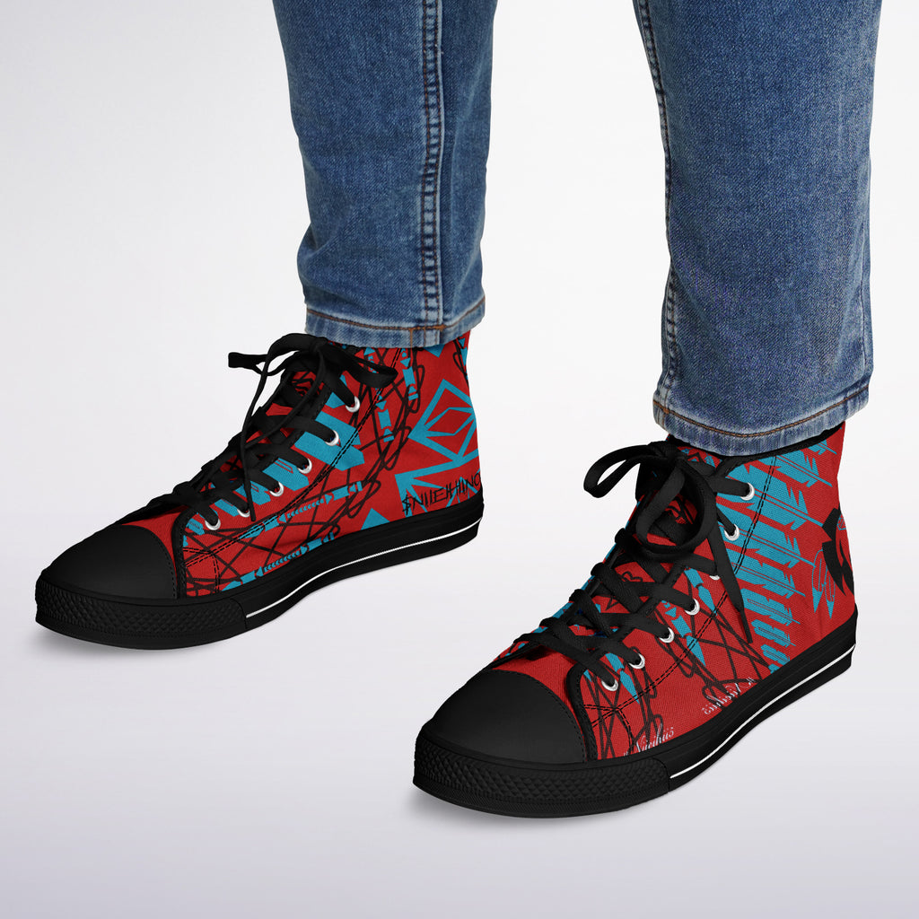 $NiieihiiNookei Urban Peak High Top Shoes - AOP