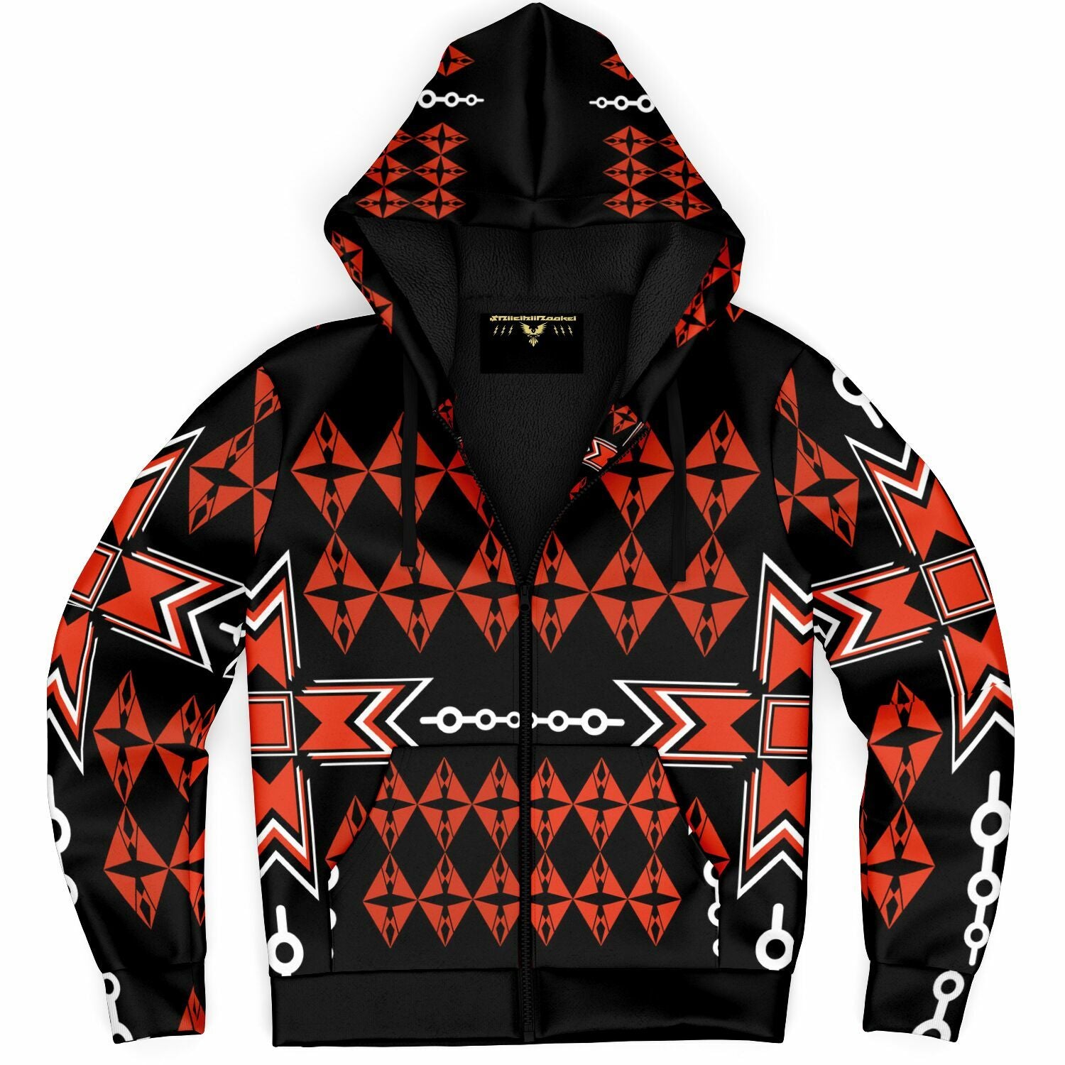 Graphic Design by $NiieihiiNookei - Microfleece Ziphoodie - AOP