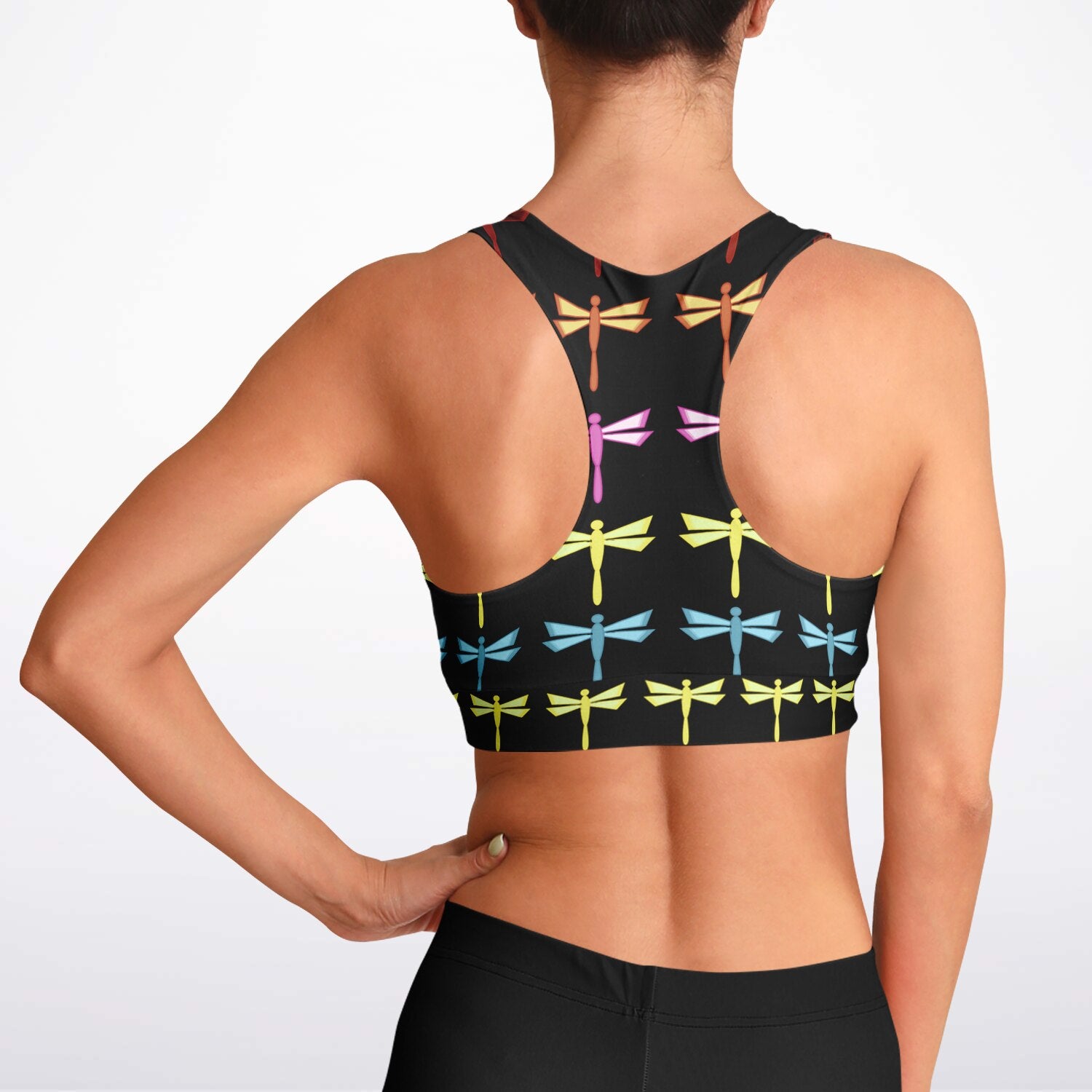 $NiieihiiNookei design Padded Sports Bra - AOP