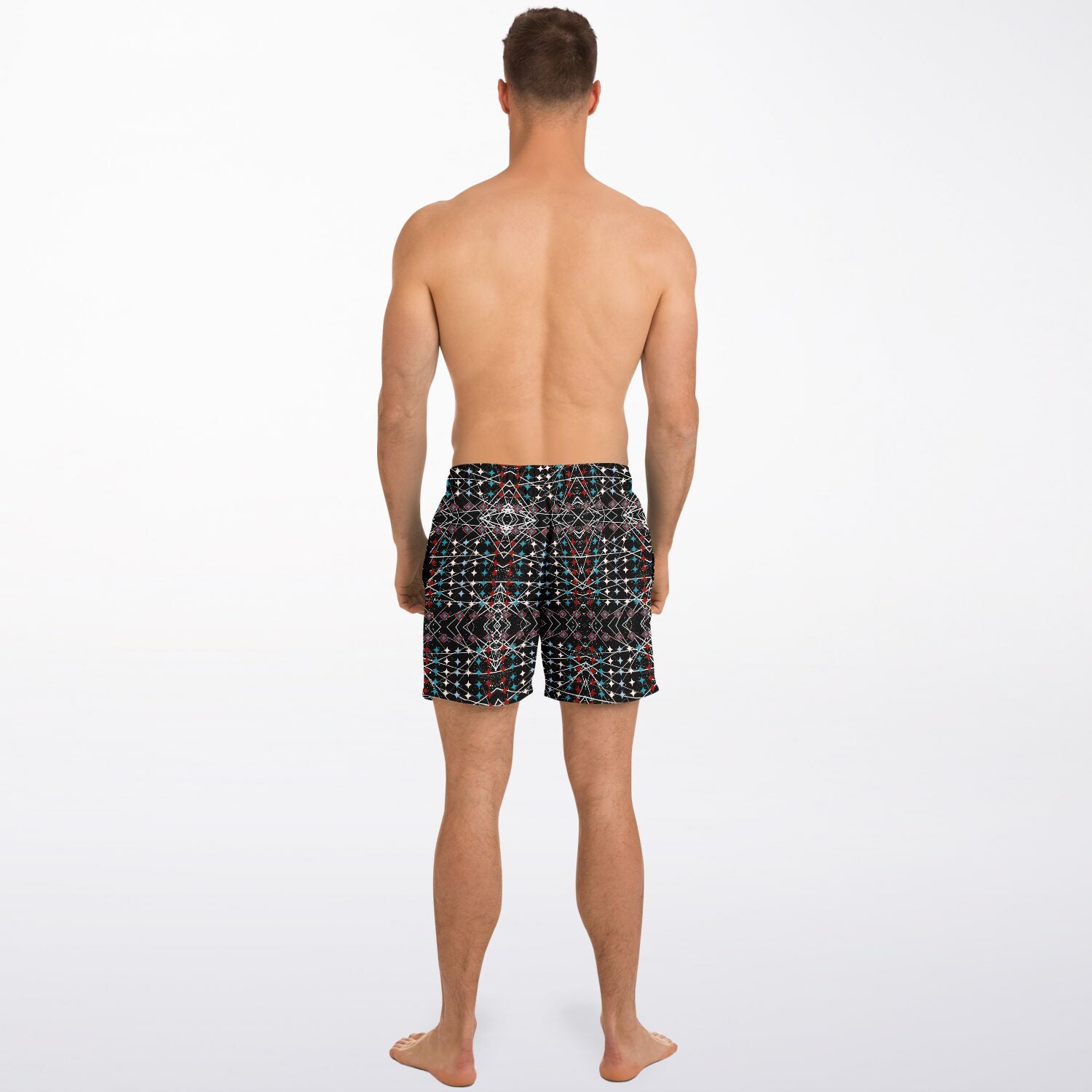 $NiieihiiNookei Swim Trunks Men - AOP